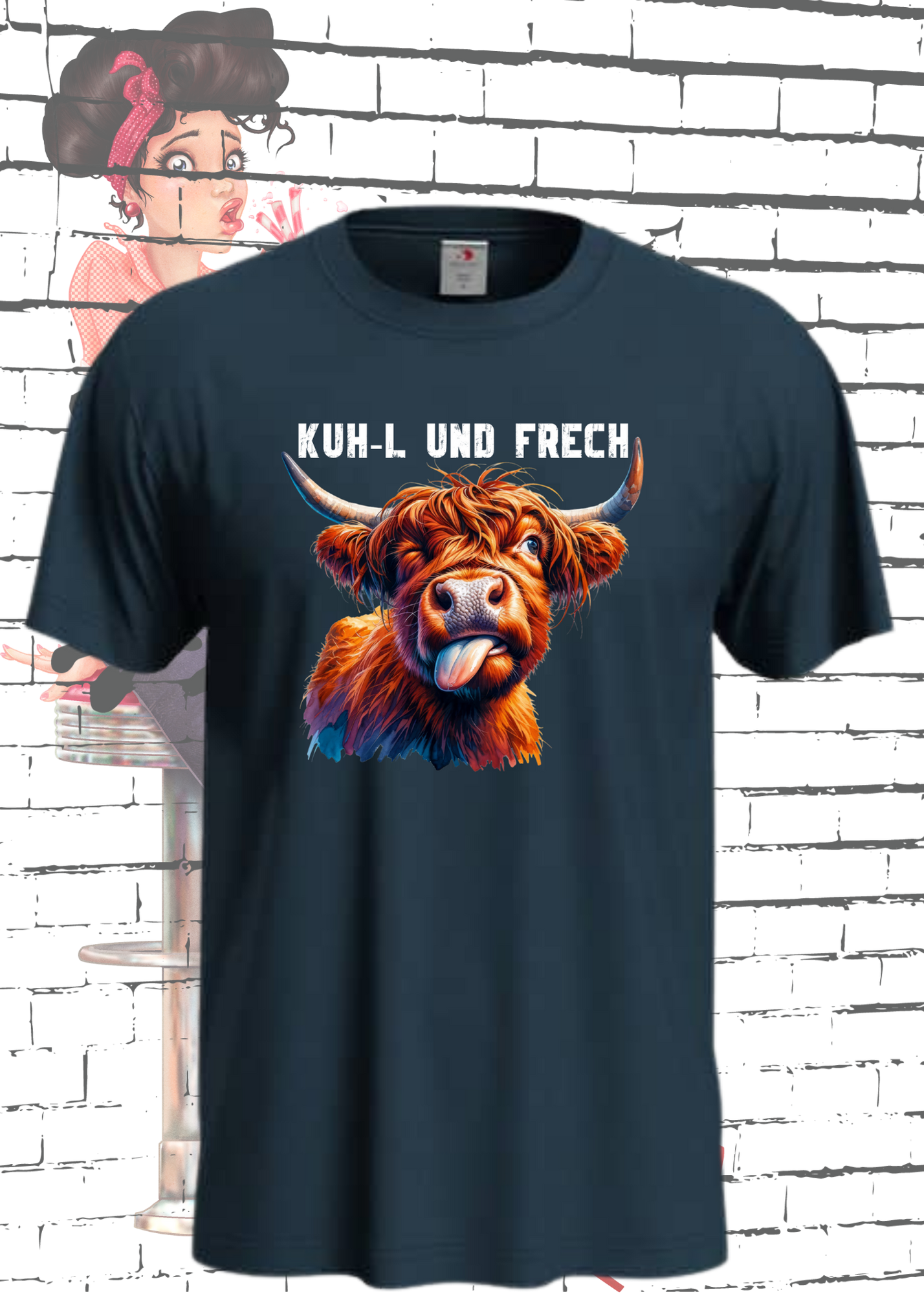 π Highland Kuh Unisex T-Shirt π Kuh-l und frech! π
Zottel-Power