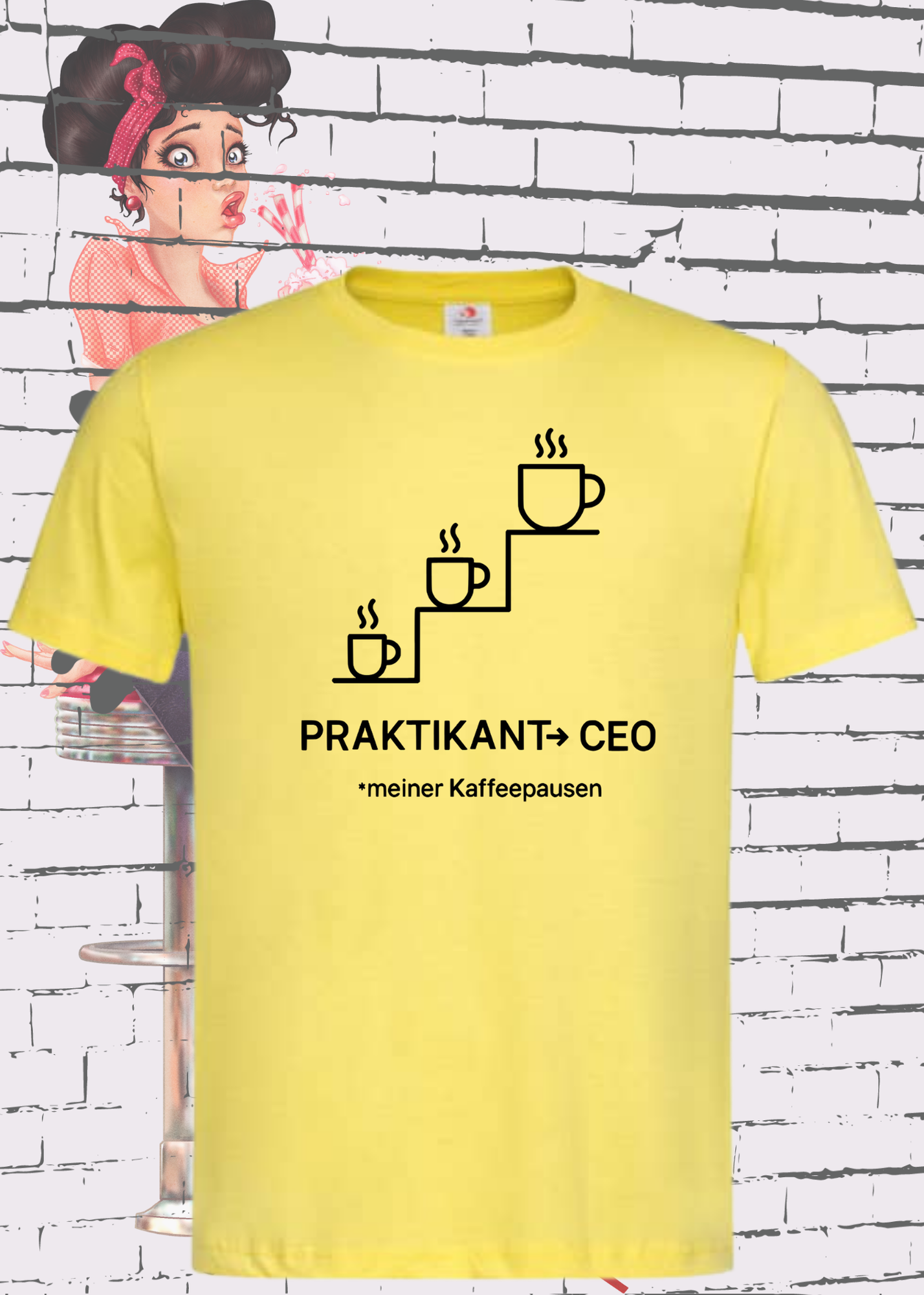 β Unisex T-Shirt: Praktikant β CEO meiner Kaffeepausen π