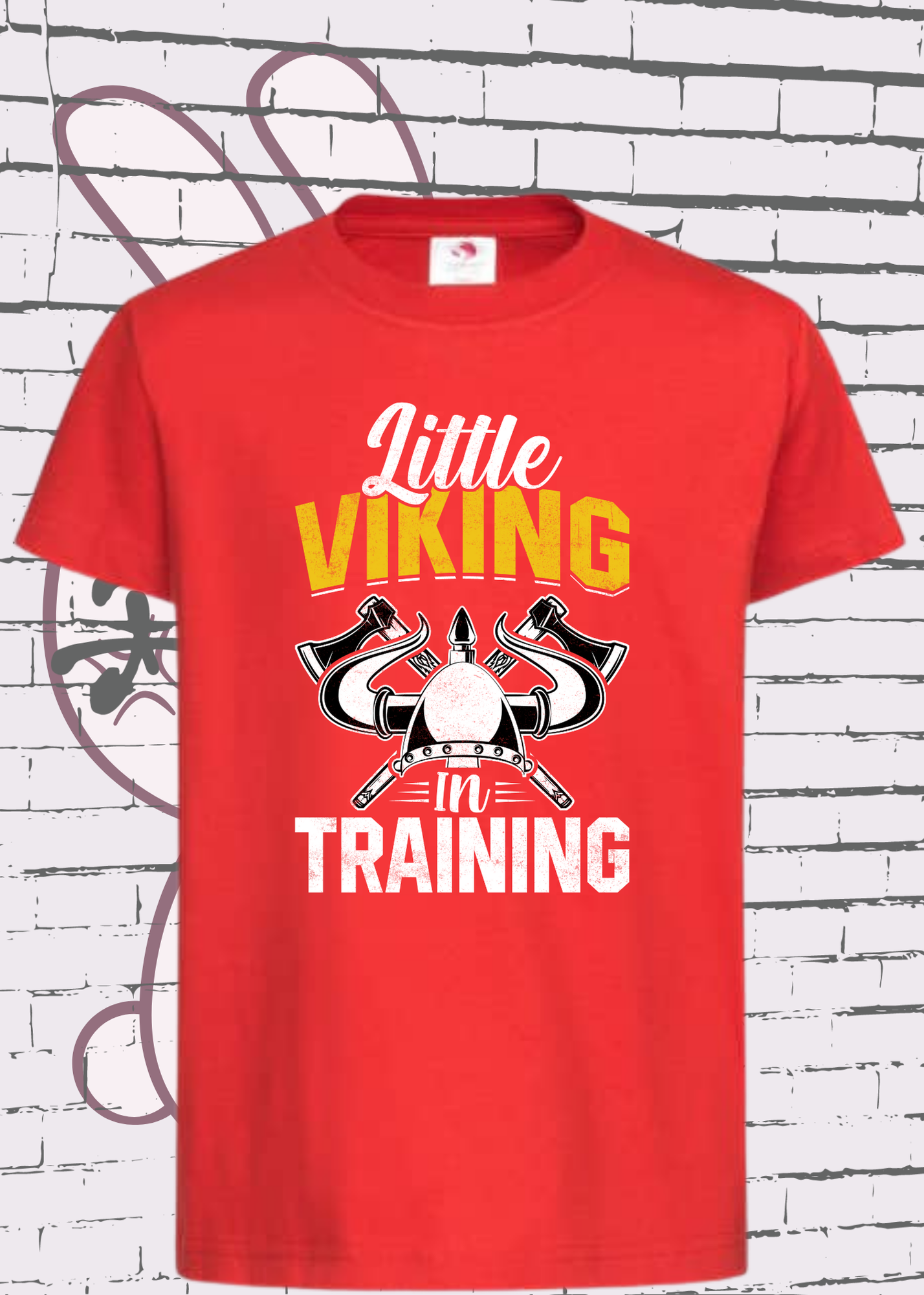 ⚔️ Kinder Jungen T-Shirt Little Viking in Training 👑 Kleiner Wikinger Krieger 🛡️