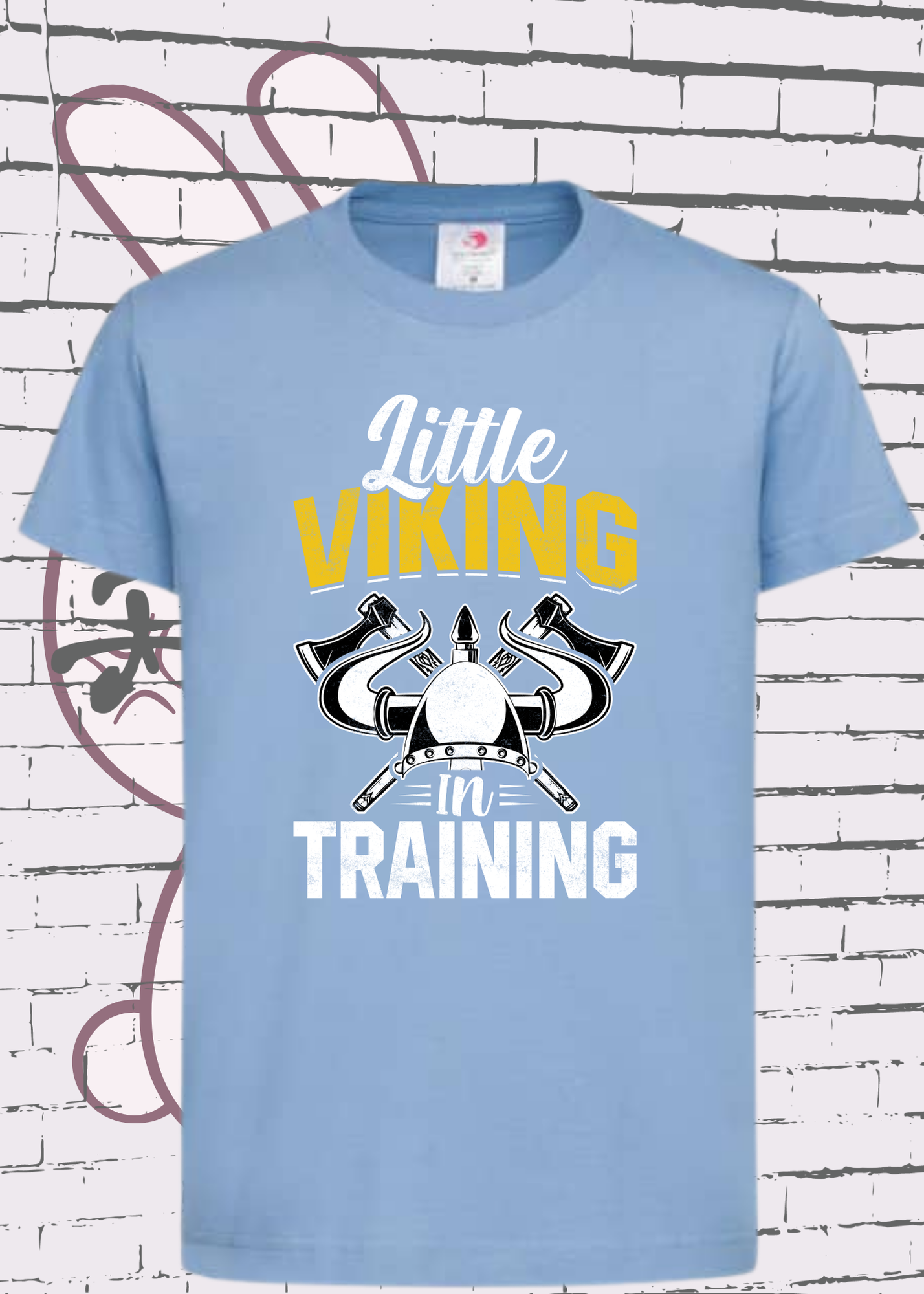 ⚔️ Kinder Jungen T-Shirt Little Viking in Training 👑 Kleiner Wikinger Krieger 🛡️