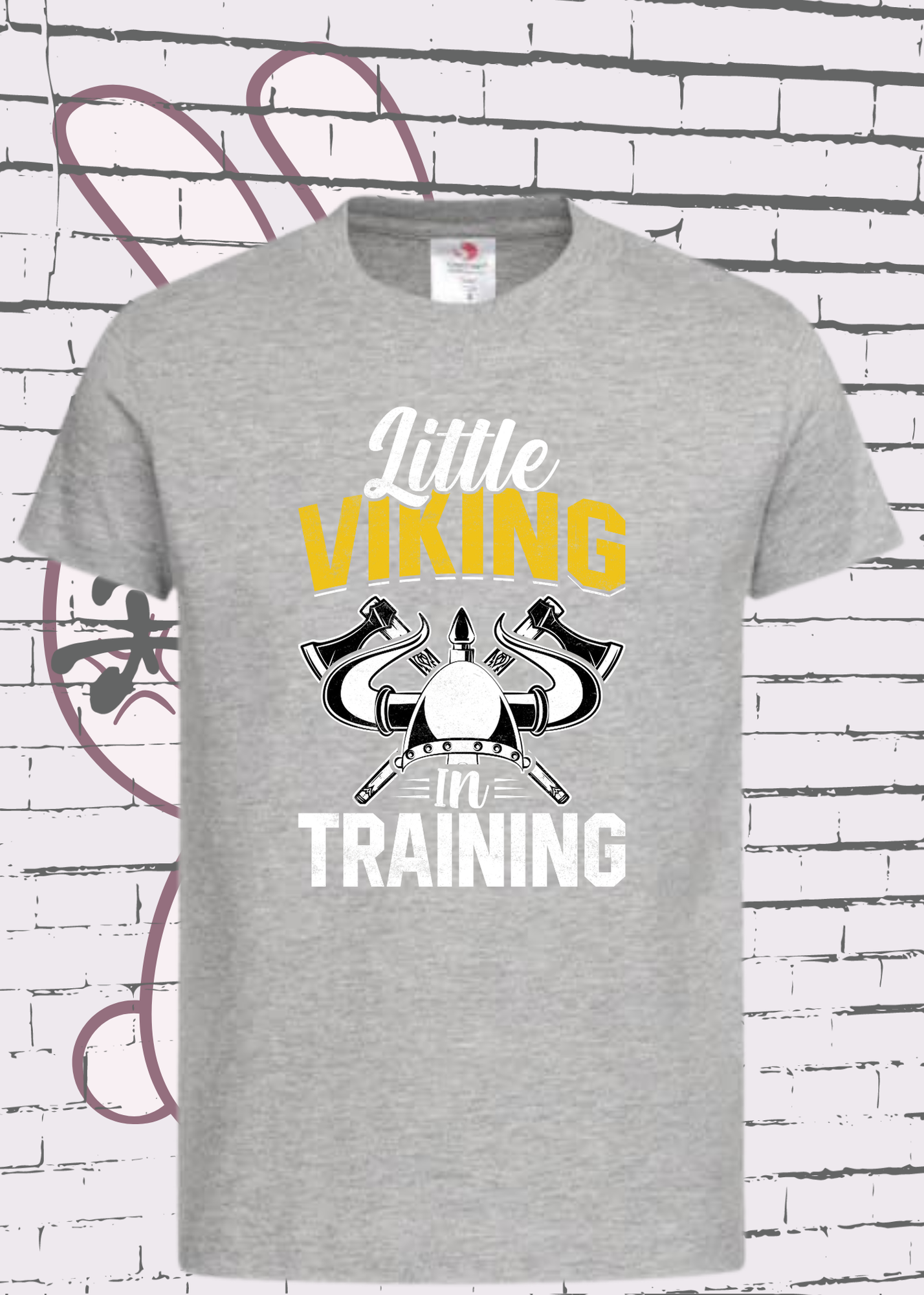 ⚔️ Kinder Jungen T-Shirt Little Viking in Training 👑 Kleiner Wikinger Krieger 🛡️