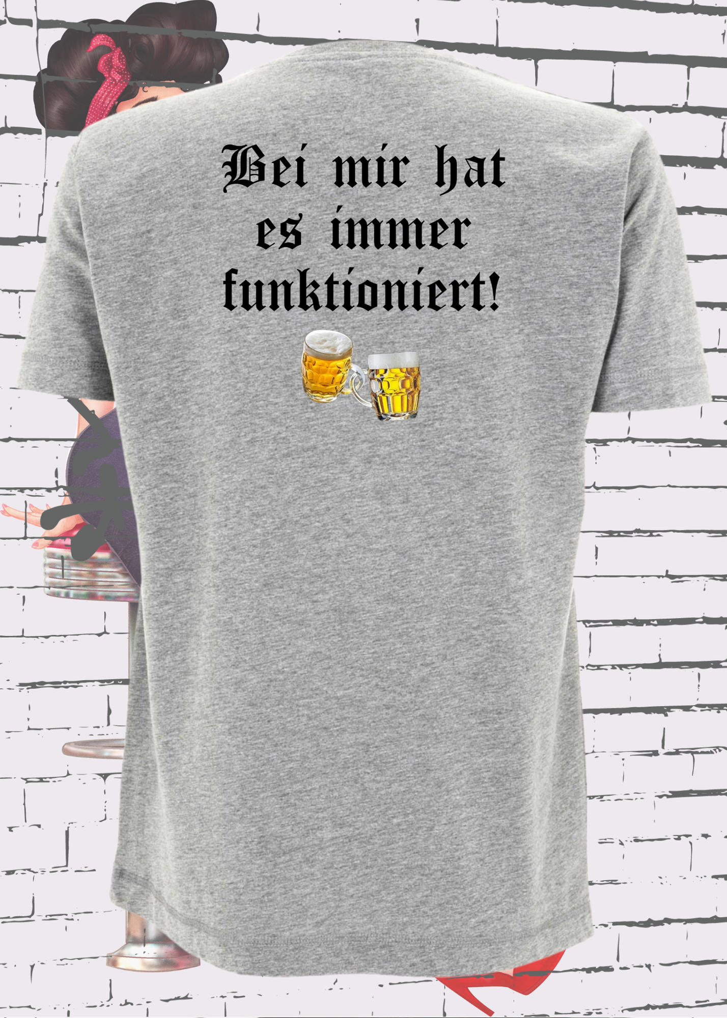 ๐บ Unisex T-Shirt - Habt ihr Saufen schon mal probiert? Bei mir hat es funktioniert! ๐