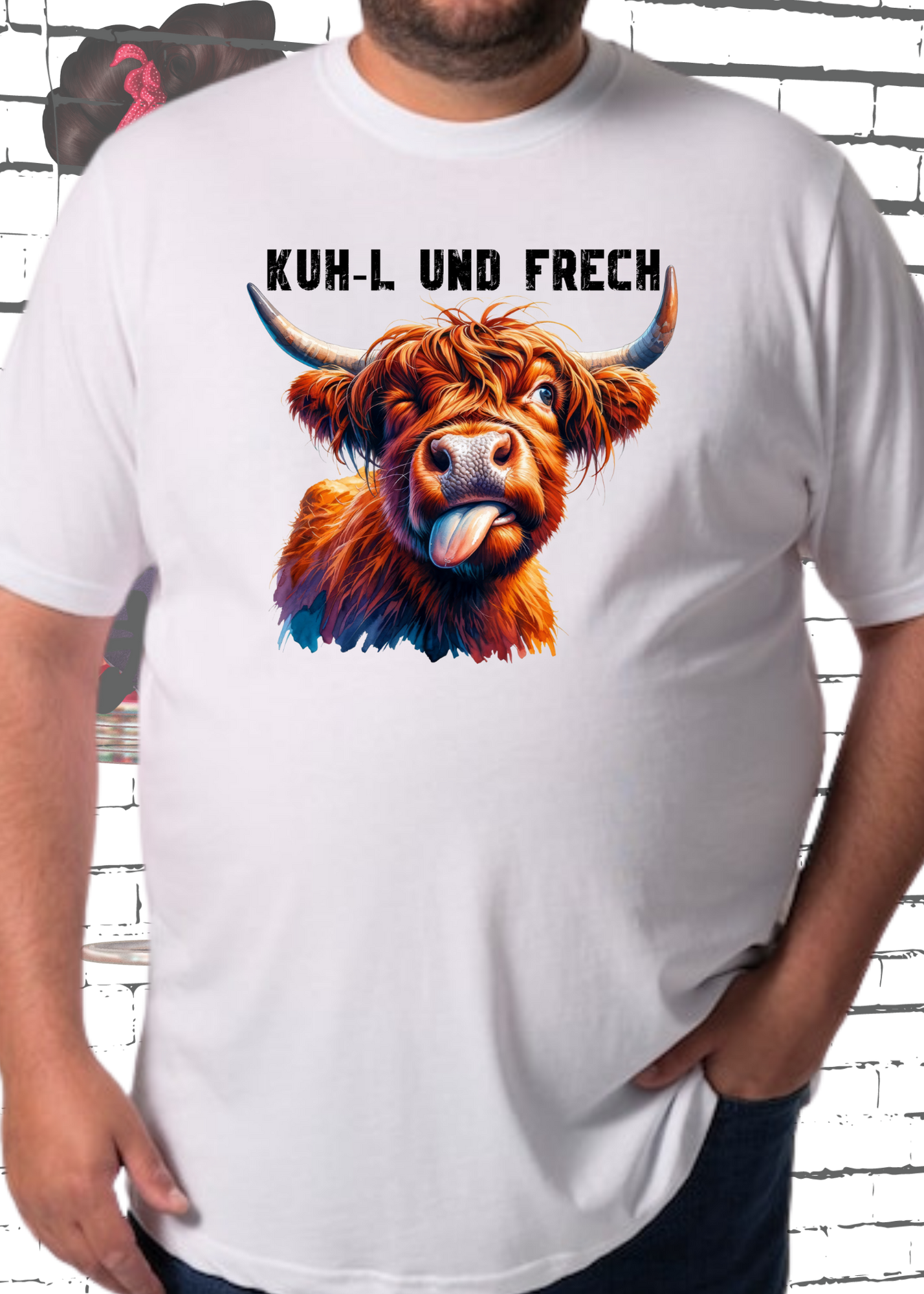 π Highland Kuh Unisex T-Shirt π Kuh-l und frech! π
Zottel-Power