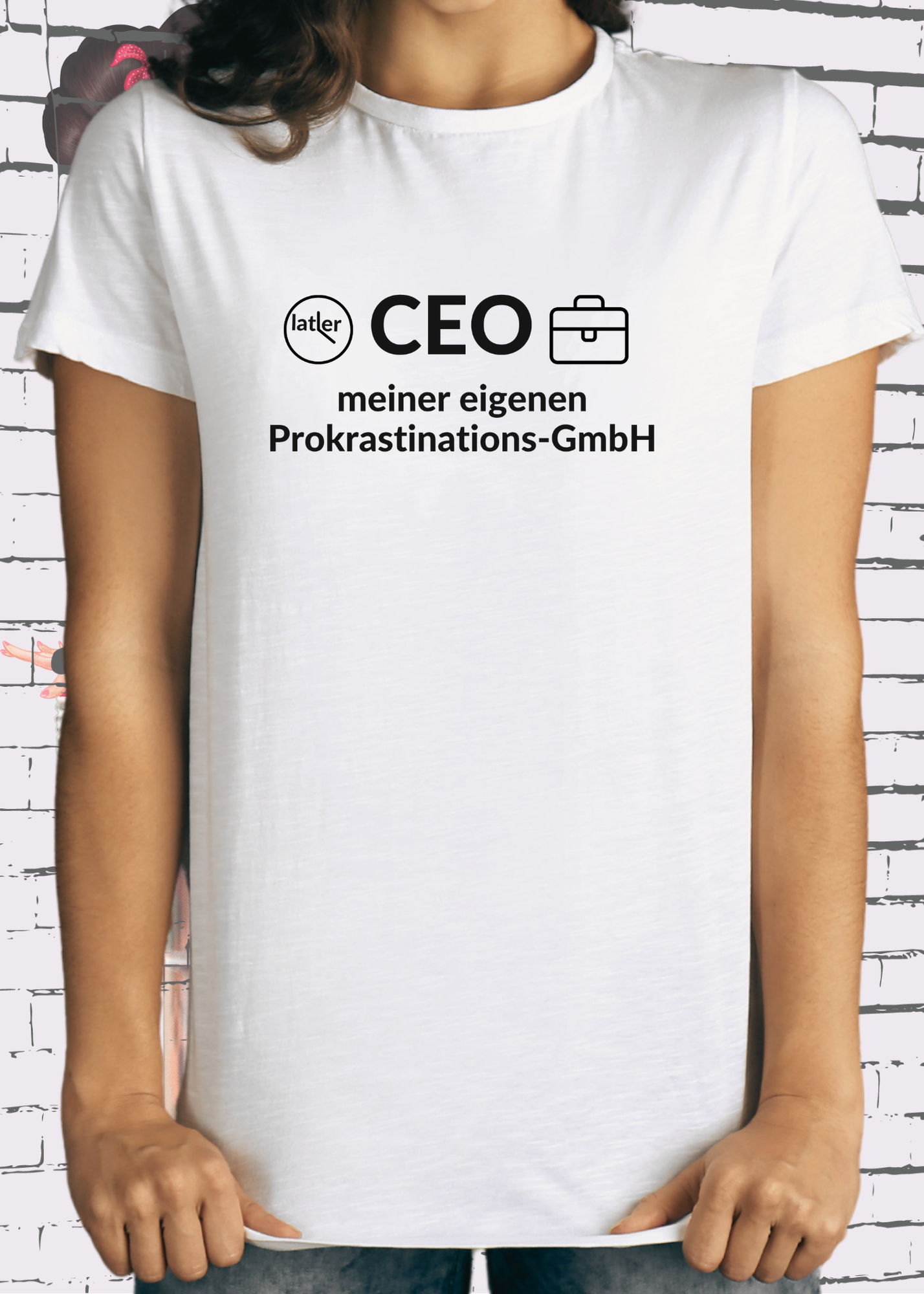 🏢 Unisex T-Shirt: CEO meiner eigenen Prokrastinations GmbH