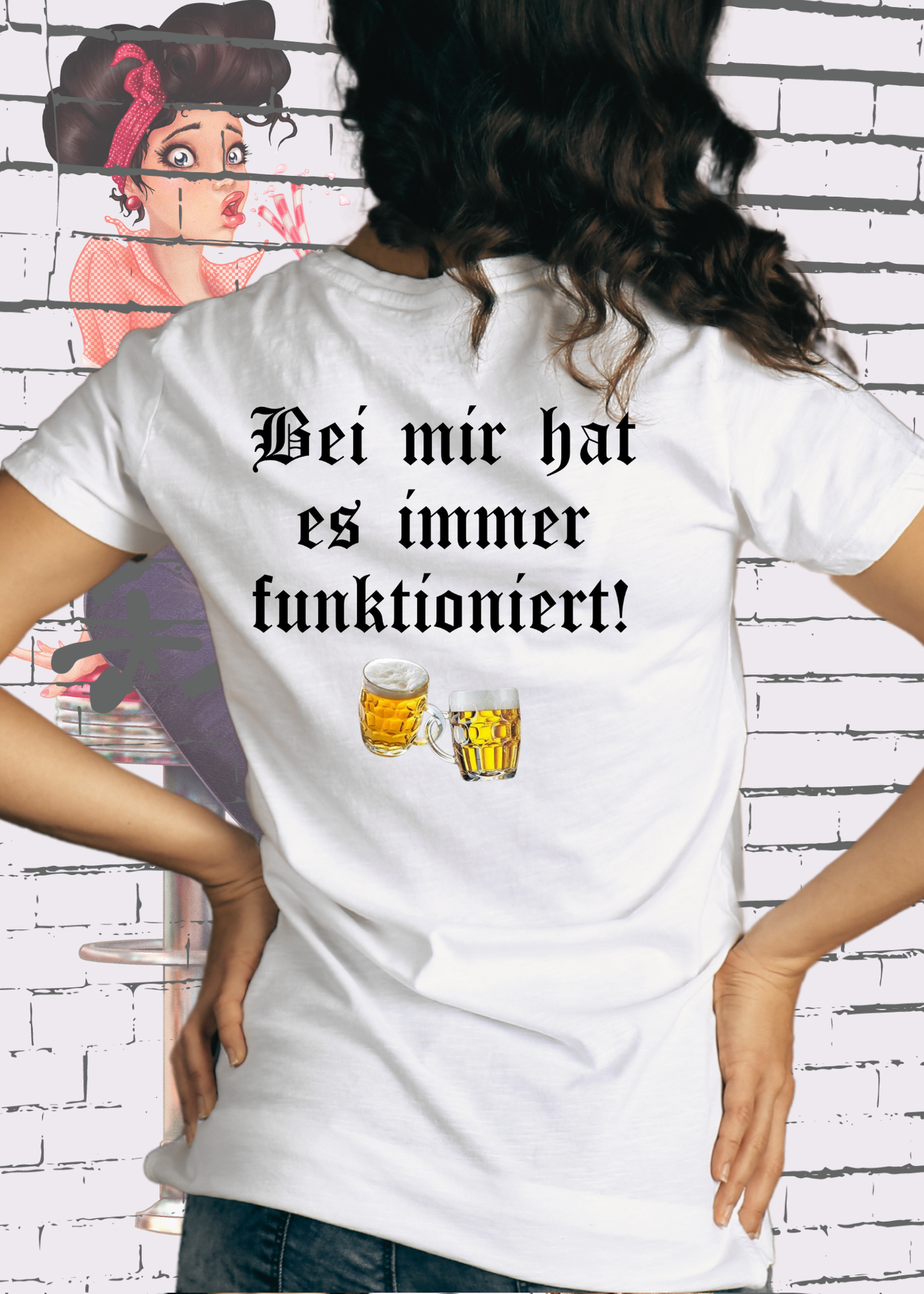 ๐บ Unisex T-Shirt - Habt ihr Saufen schon mal probiert? Bei mir hat es funktioniert! ๐