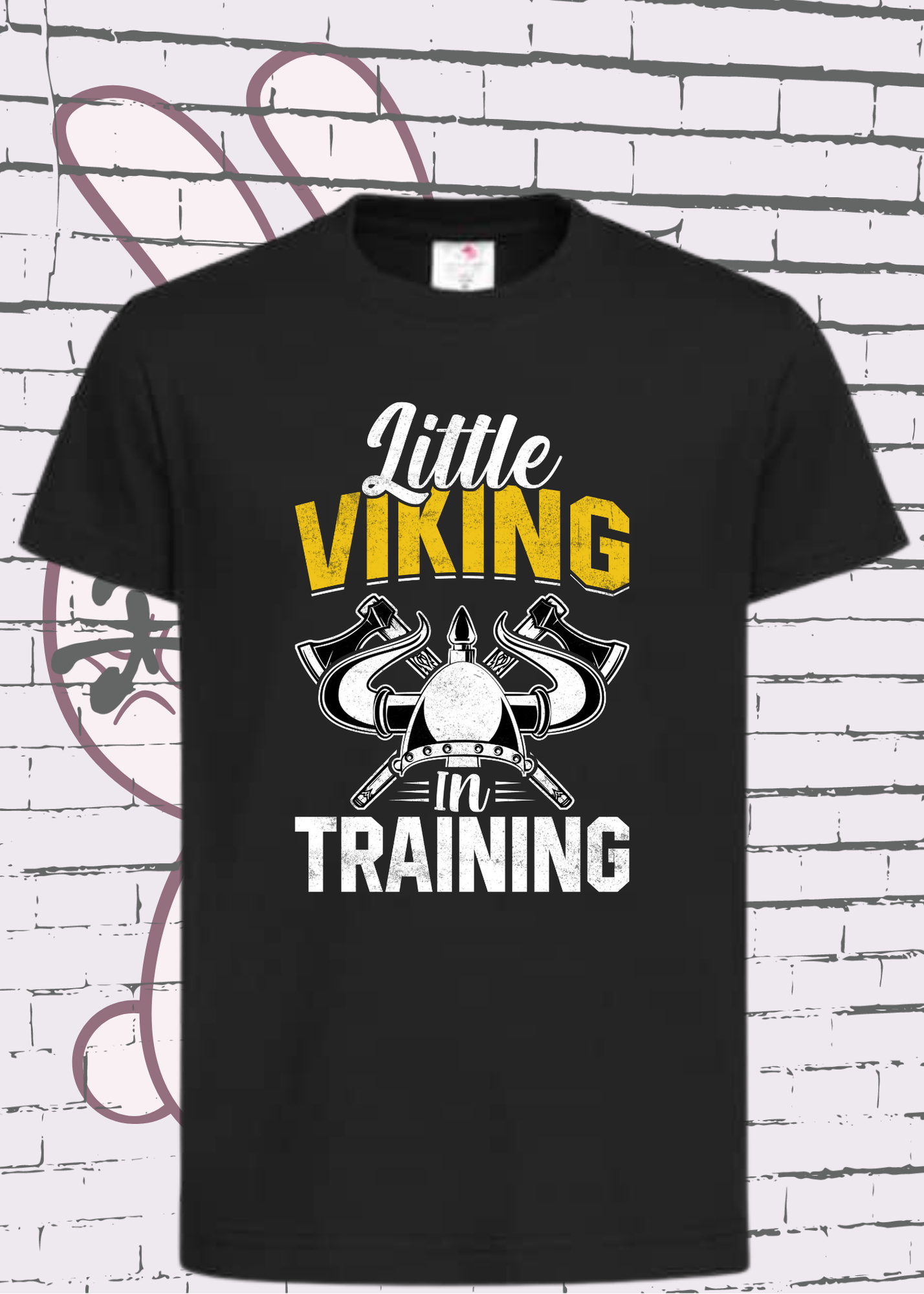 ⚔️ Kinder Jungen T-Shirt Little Viking in Training 👑 Kleiner Wikinger Krieger 🛡️
