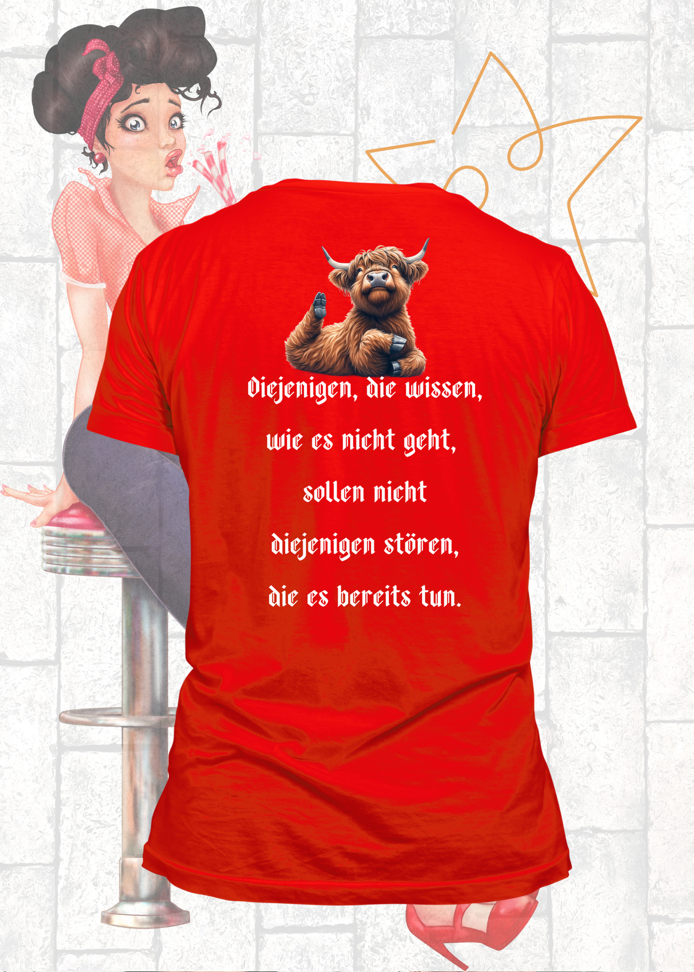 😱 T-Shirt unisex Diejenigen, die wissen wie es geht, sollen nicht diejenigen stören die es bereits tun