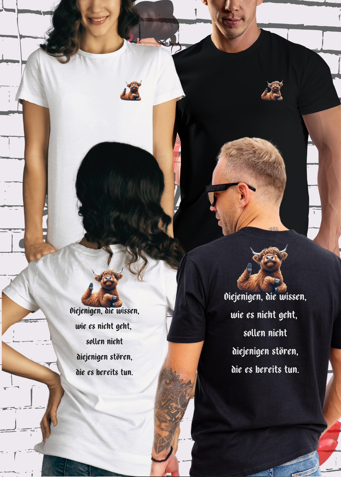 😱 T-Shirt unisex Diejenigen, die wissen wie es geht, sollen nicht diejenigen stören die es bereits tun