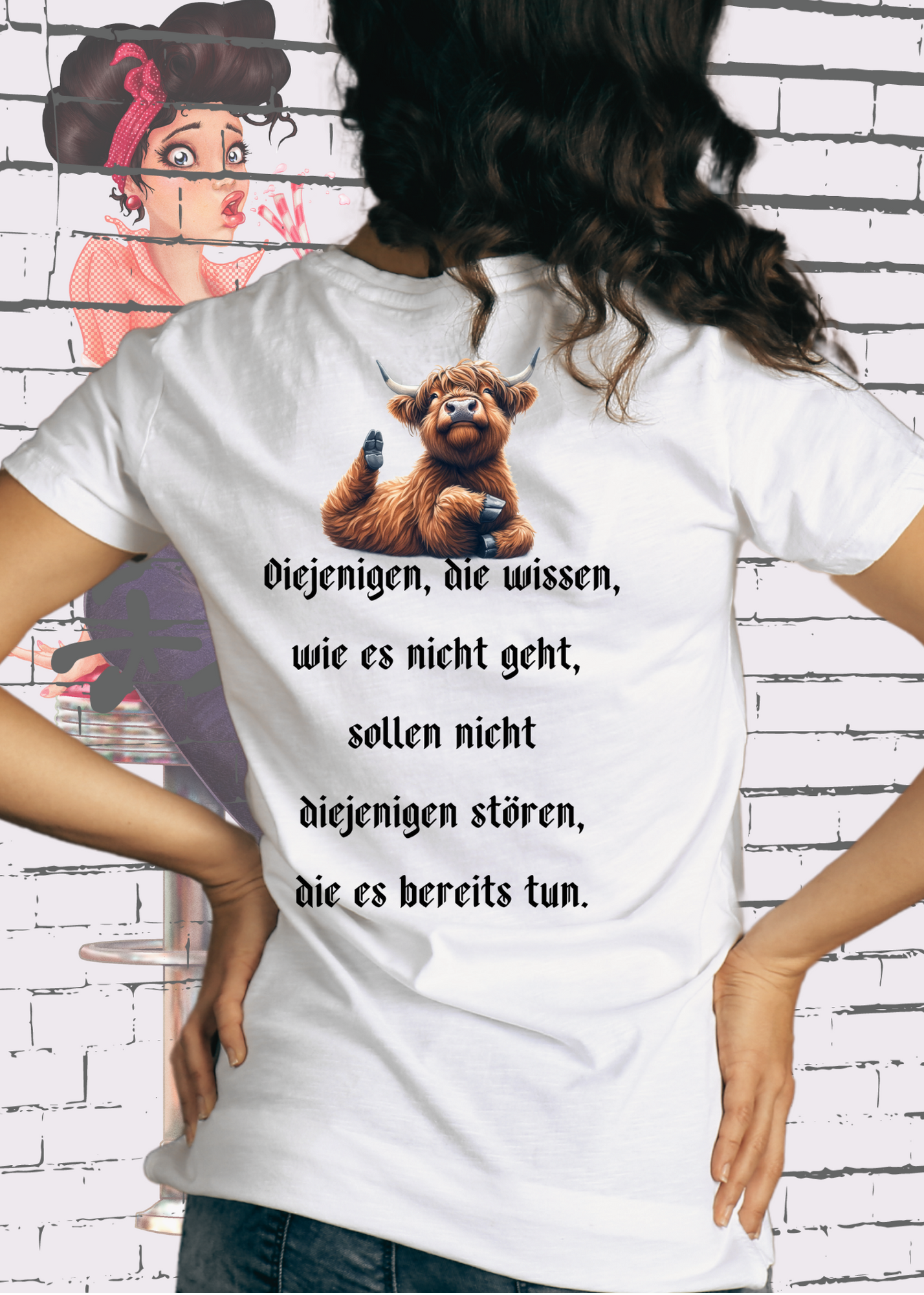 😱 T-Shirt unisex Diejenigen, die wissen wie es geht, sollen nicht diejenigen stören die es bereits tun