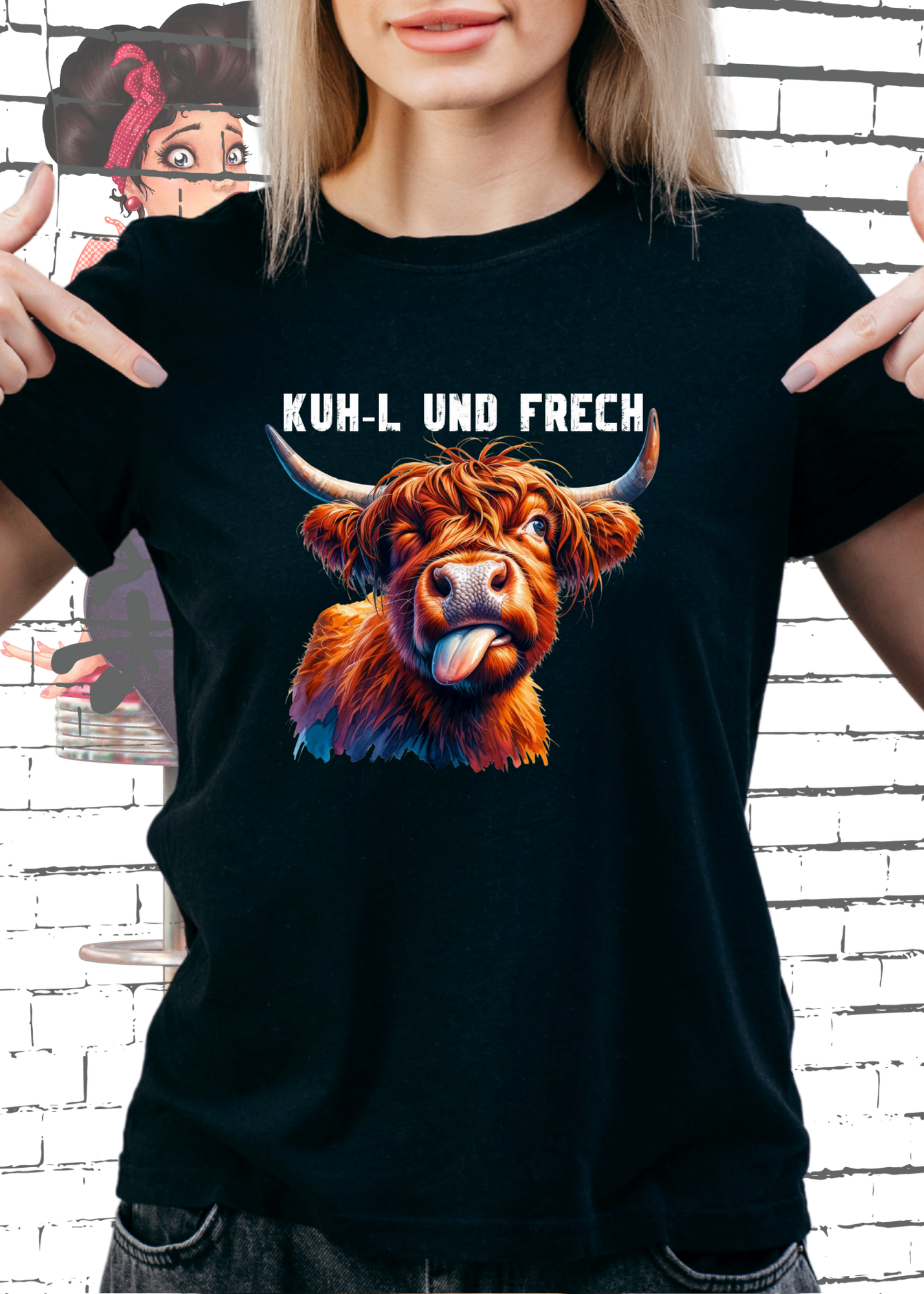 π Highland Kuh Unisex T-Shirt π Kuh-l und frech! π
Zottel-Power
