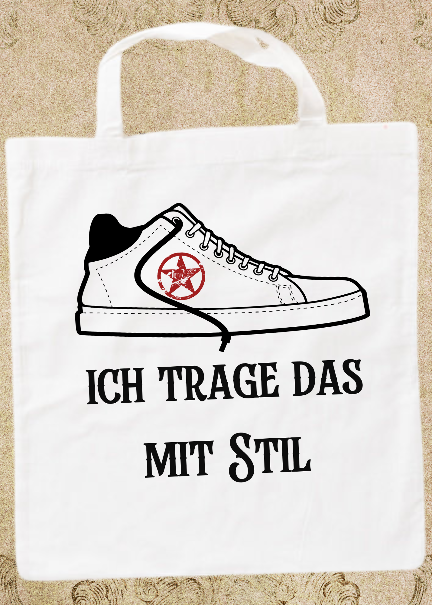 💼 Tragetasche 'Ich trage das mit Stil!' 38x42cm - Für echte Stilikonen! ✨