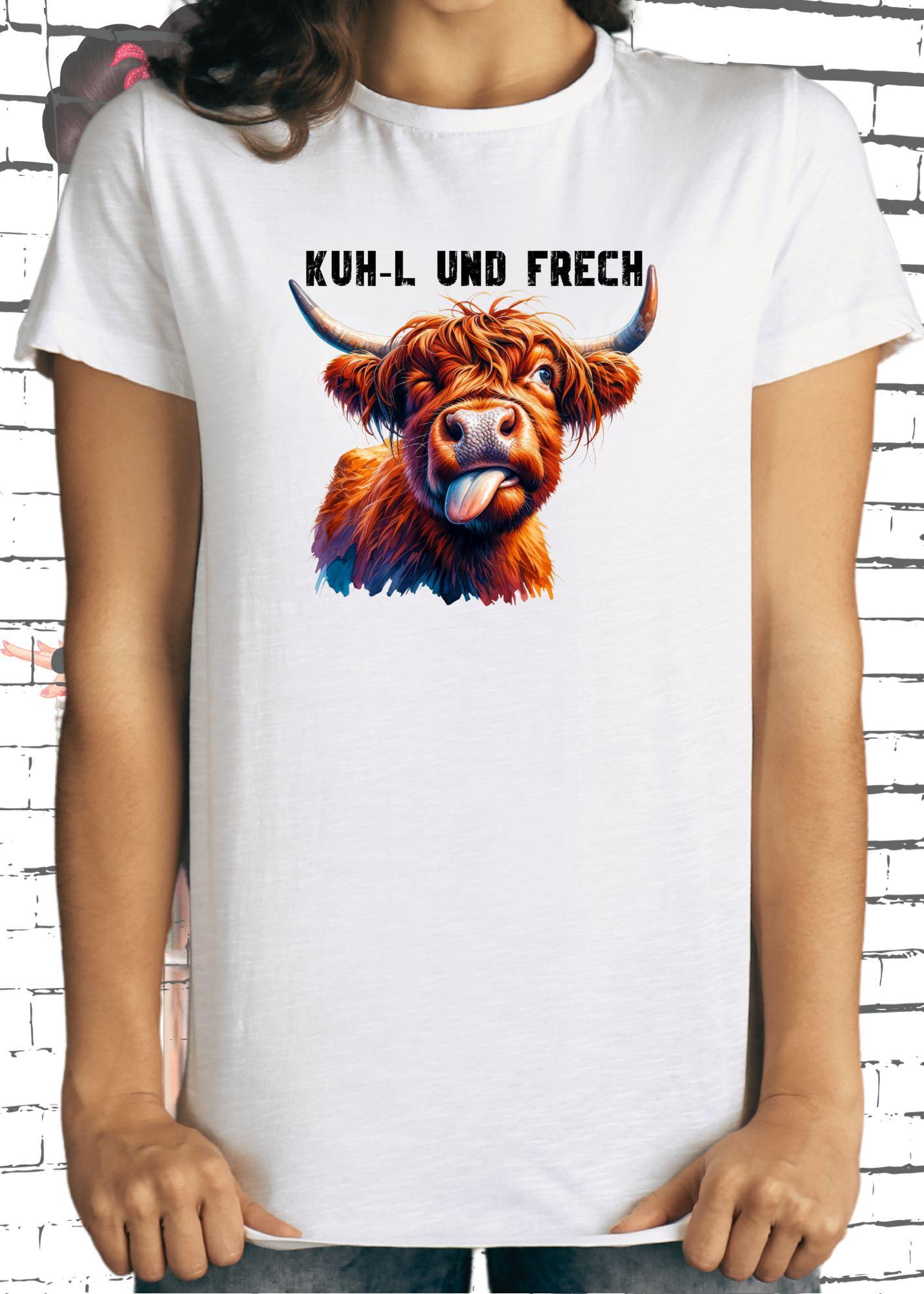 π Highland Kuh Unisex T-Shirt π Kuh-l und frech! π
Zottel-Power