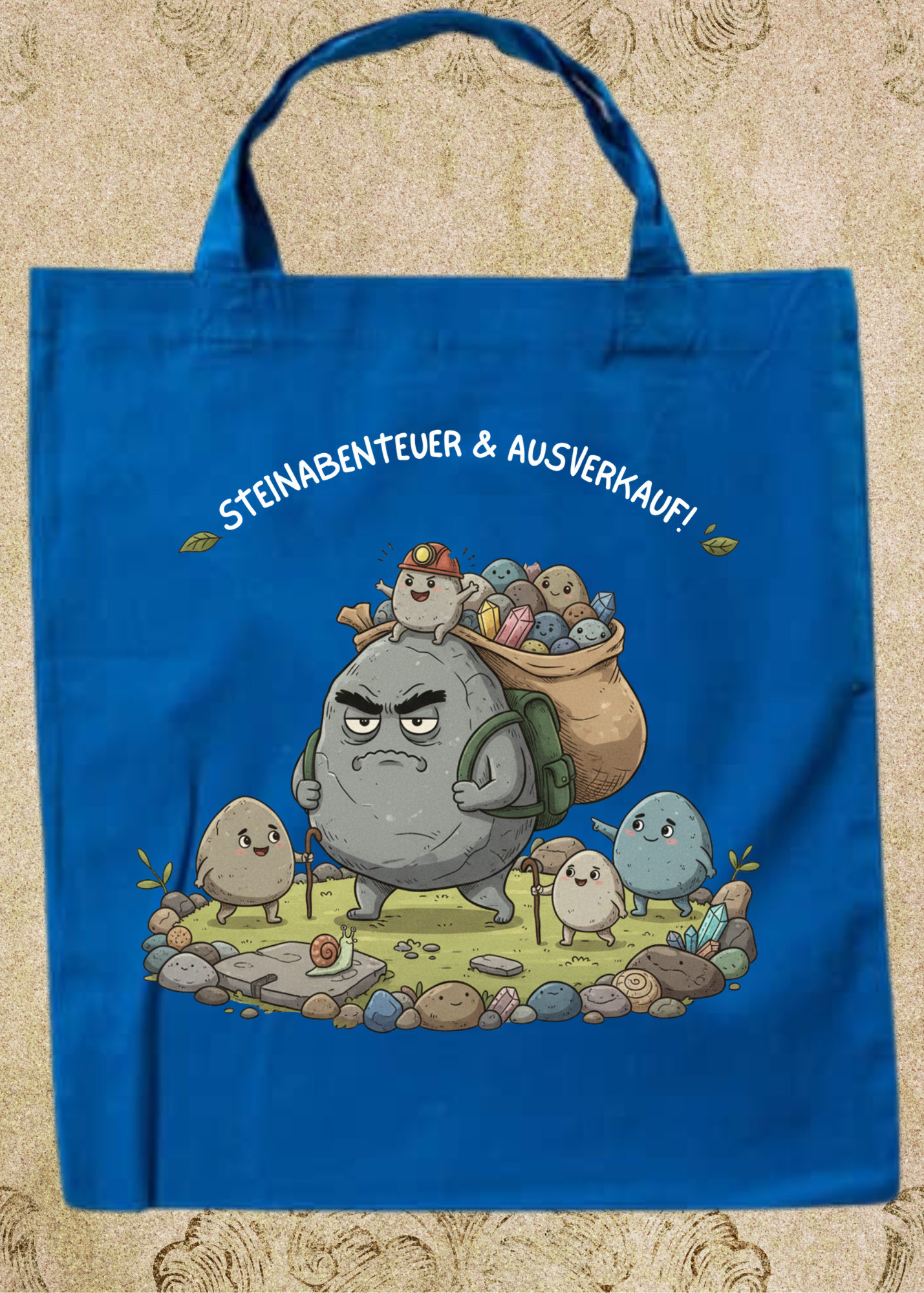 🪨 Steinesammelbeutel 38x42cm - Premium Sammelbeutel für Steinejäger & Naturliebhaber! 🌟