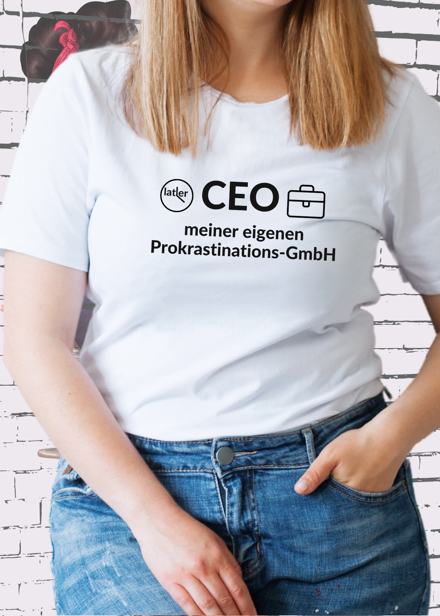 🏢 Unisex T-Shirt: CEO meiner eigenen Prokrastinations GmbH