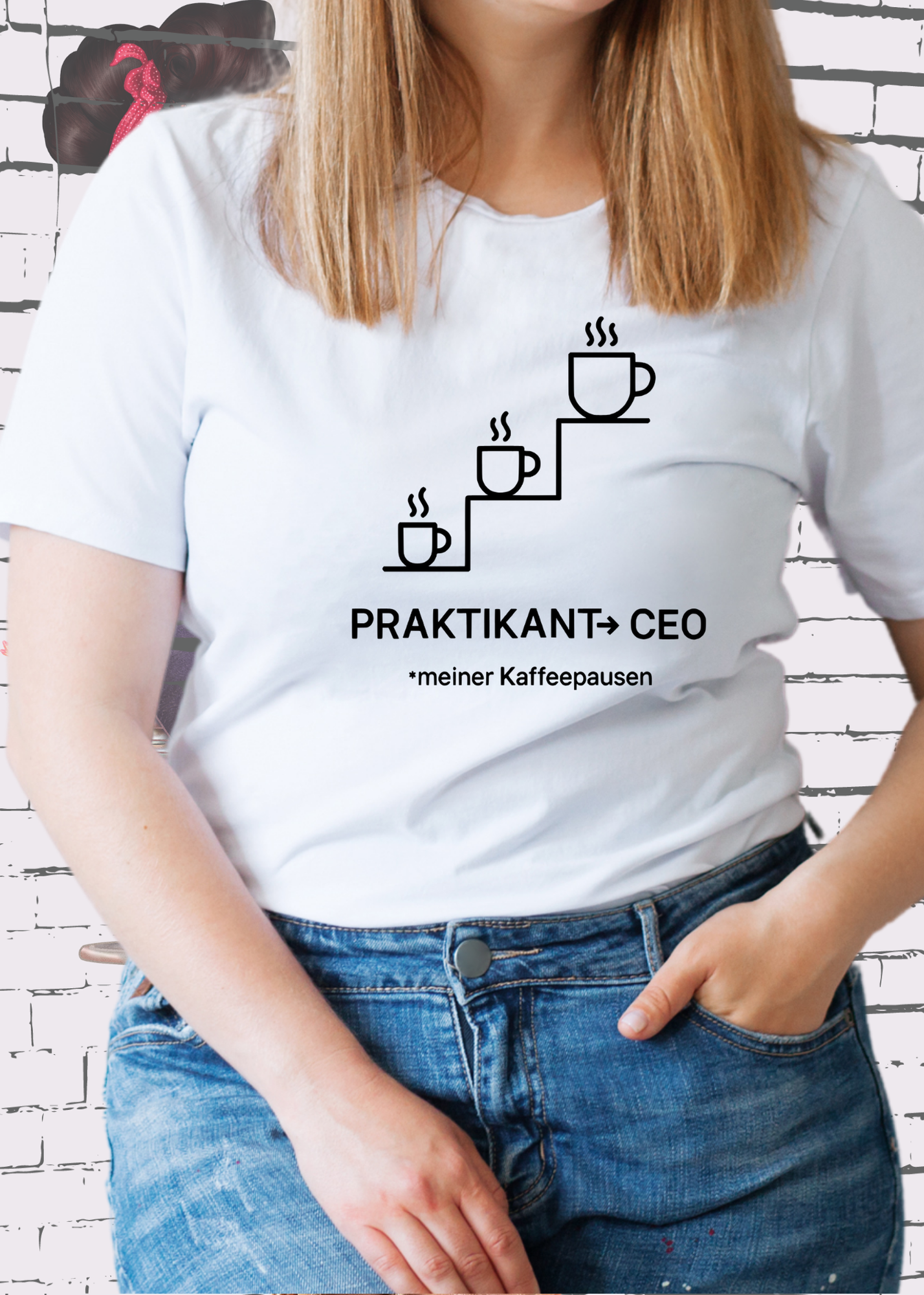 β Unisex T-Shirt: Praktikant β CEO meiner Kaffeepausen π