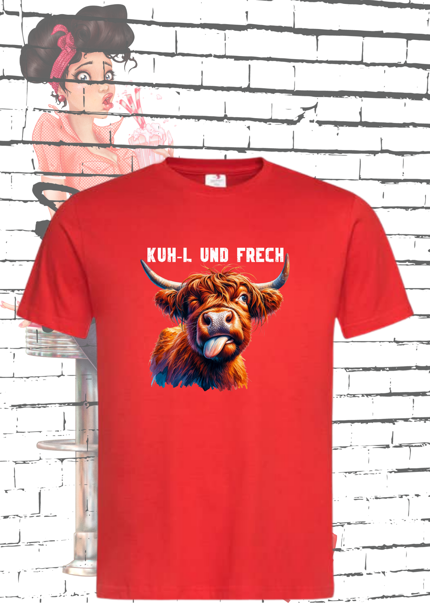 π Highland Kuh Unisex T-Shirt π Kuh-l und frech! π
Zottel-Power