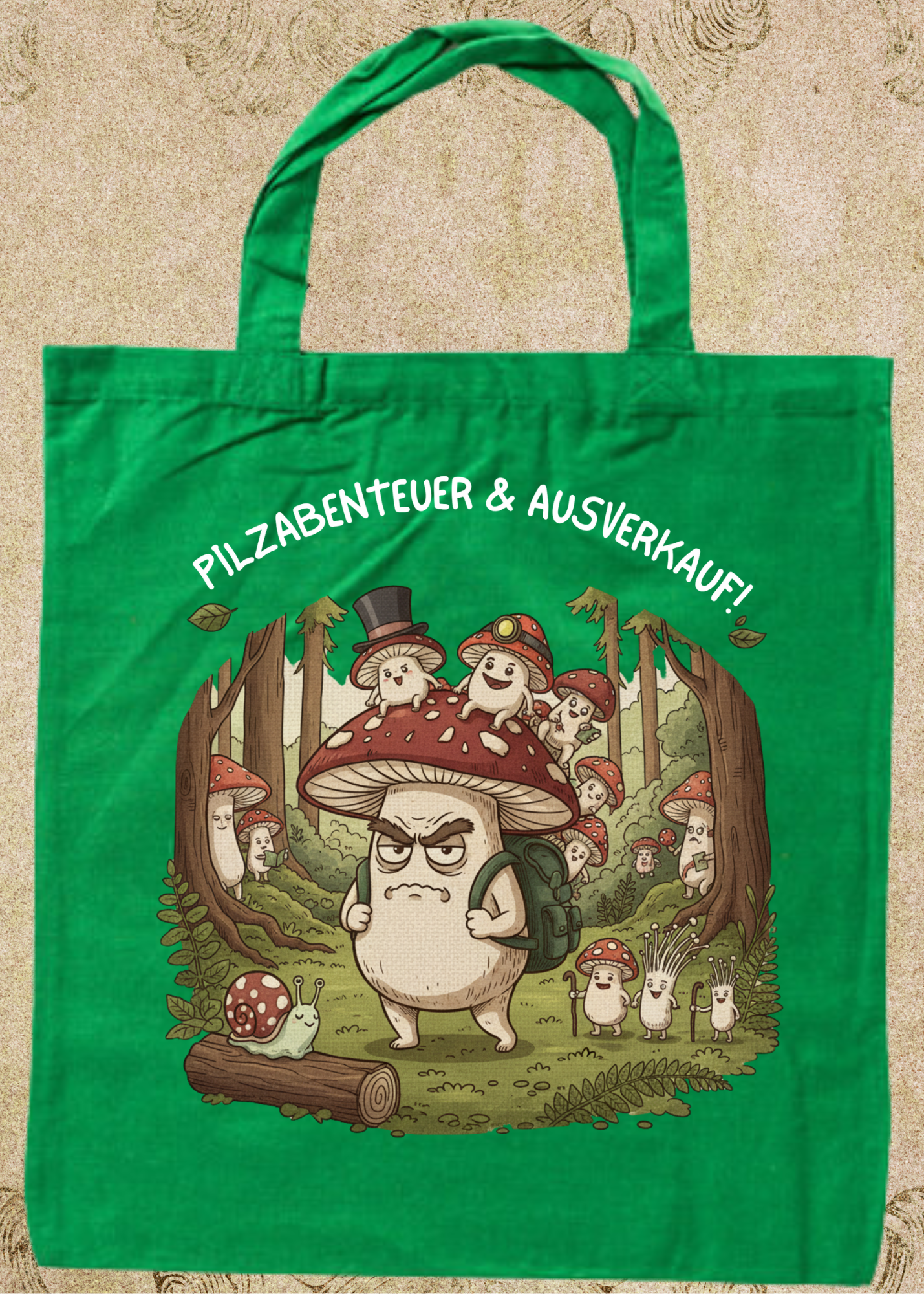 🍄 Pilzsammelbeutel 38x42cm - Für echte Pilzjäger & Naturliebhaber! 🌲