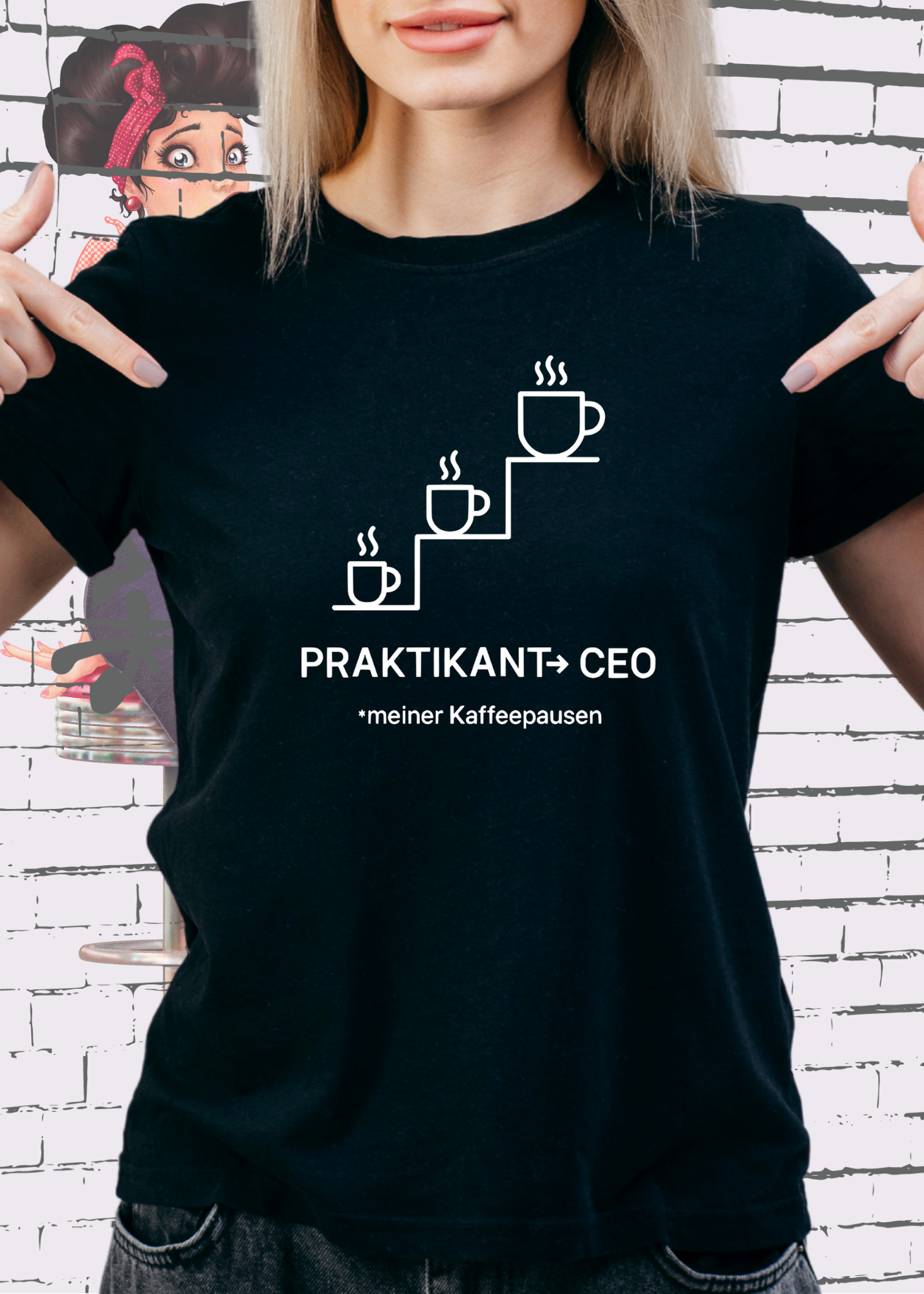 β Unisex T-Shirt: Praktikant β CEO meiner Kaffeepausen π