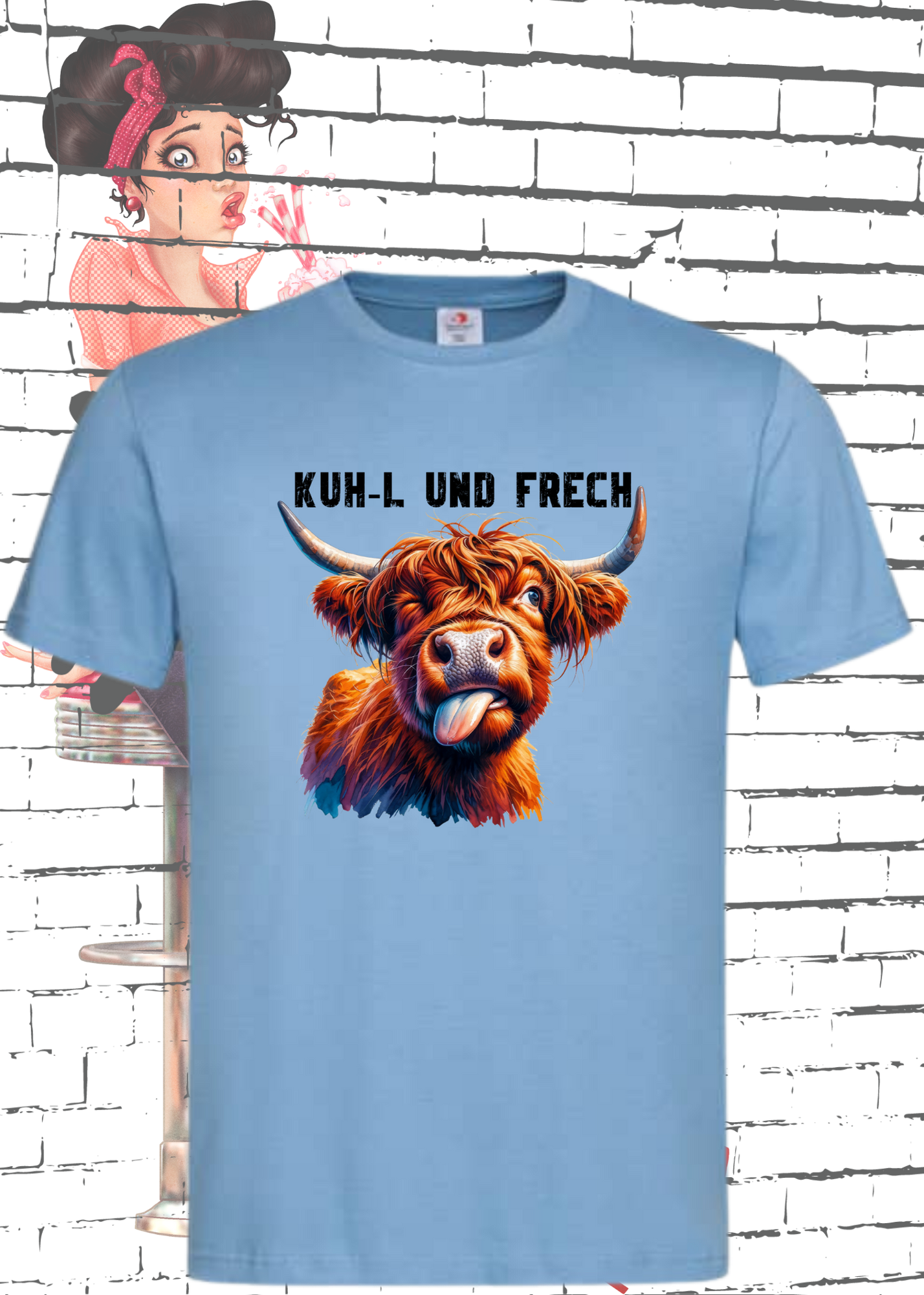 π Highland Kuh Unisex T-Shirt π Kuh-l und frech! π
Zottel-Power