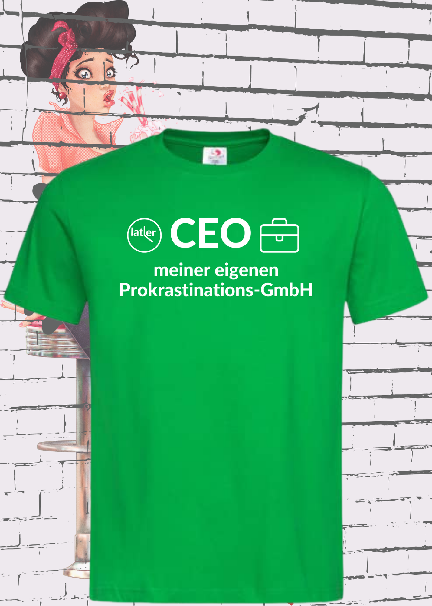 🏢 Unisex T-Shirt: CEO meiner eigenen Prokrastinations GmbH