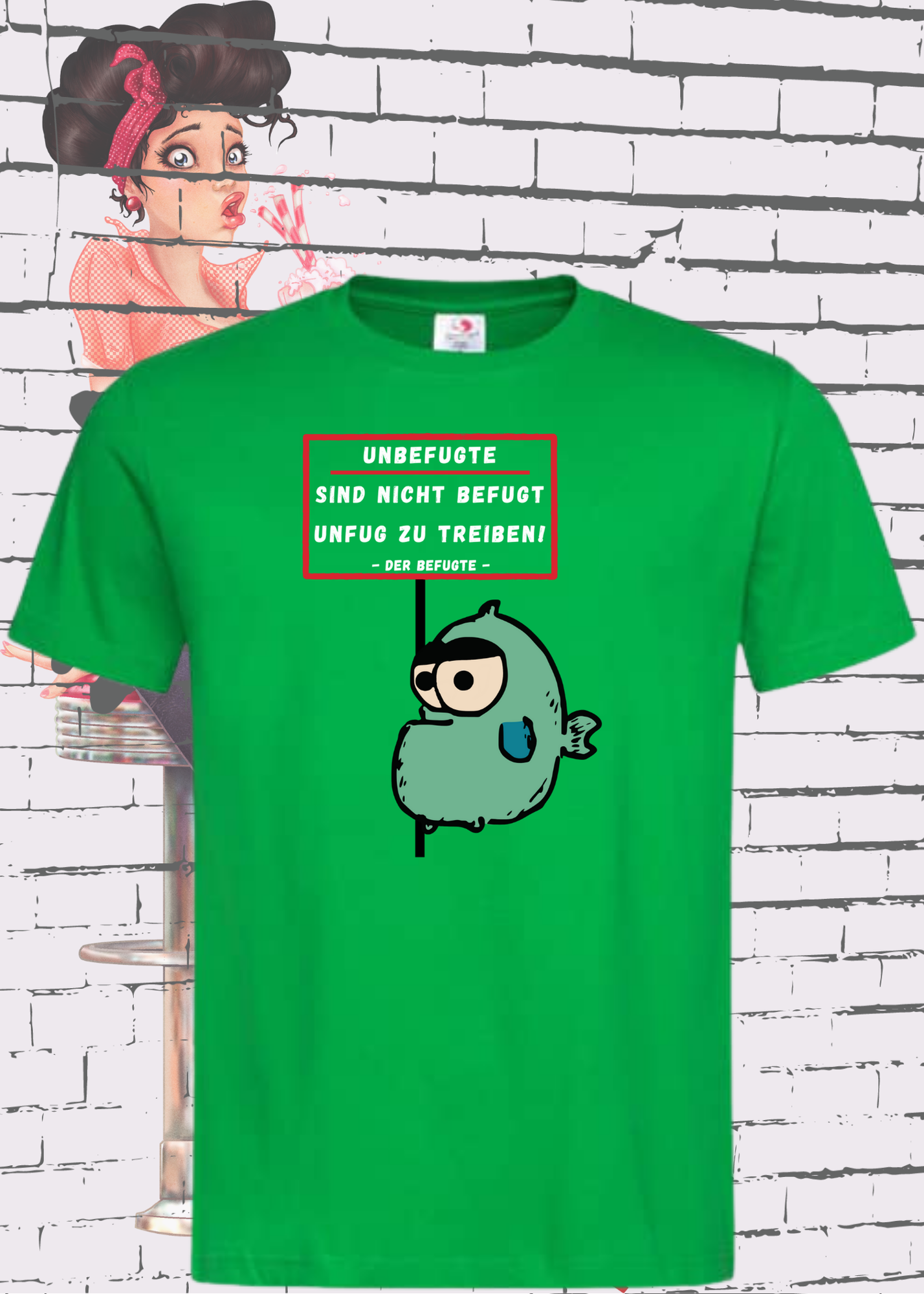 🚫 Unbefugte sind nicht befugt Unfug zu treiben - Der Befugte Unisex T-Shirt 😎