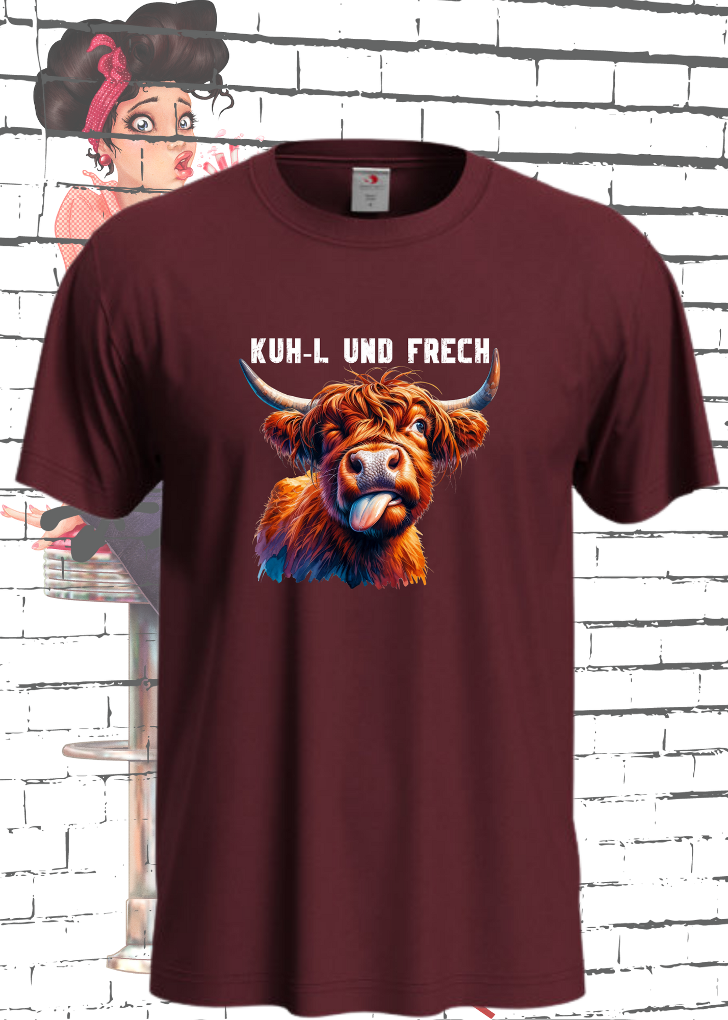 π Highland Kuh Unisex T-Shirt π Kuh-l und frech! π
Zottel-Power