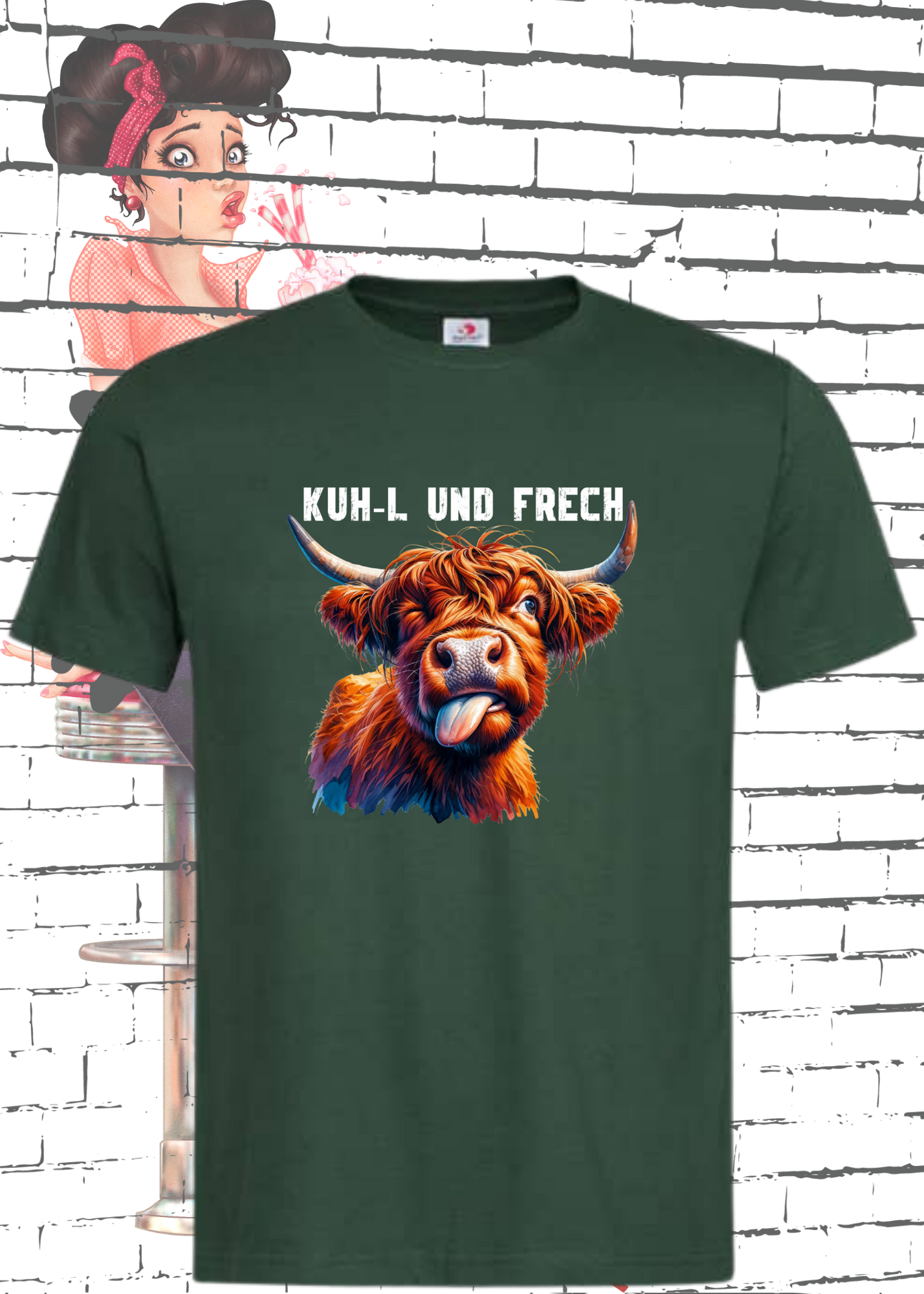 π Highland Kuh Unisex T-Shirt π Kuh-l und frech! π
Zottel-Power