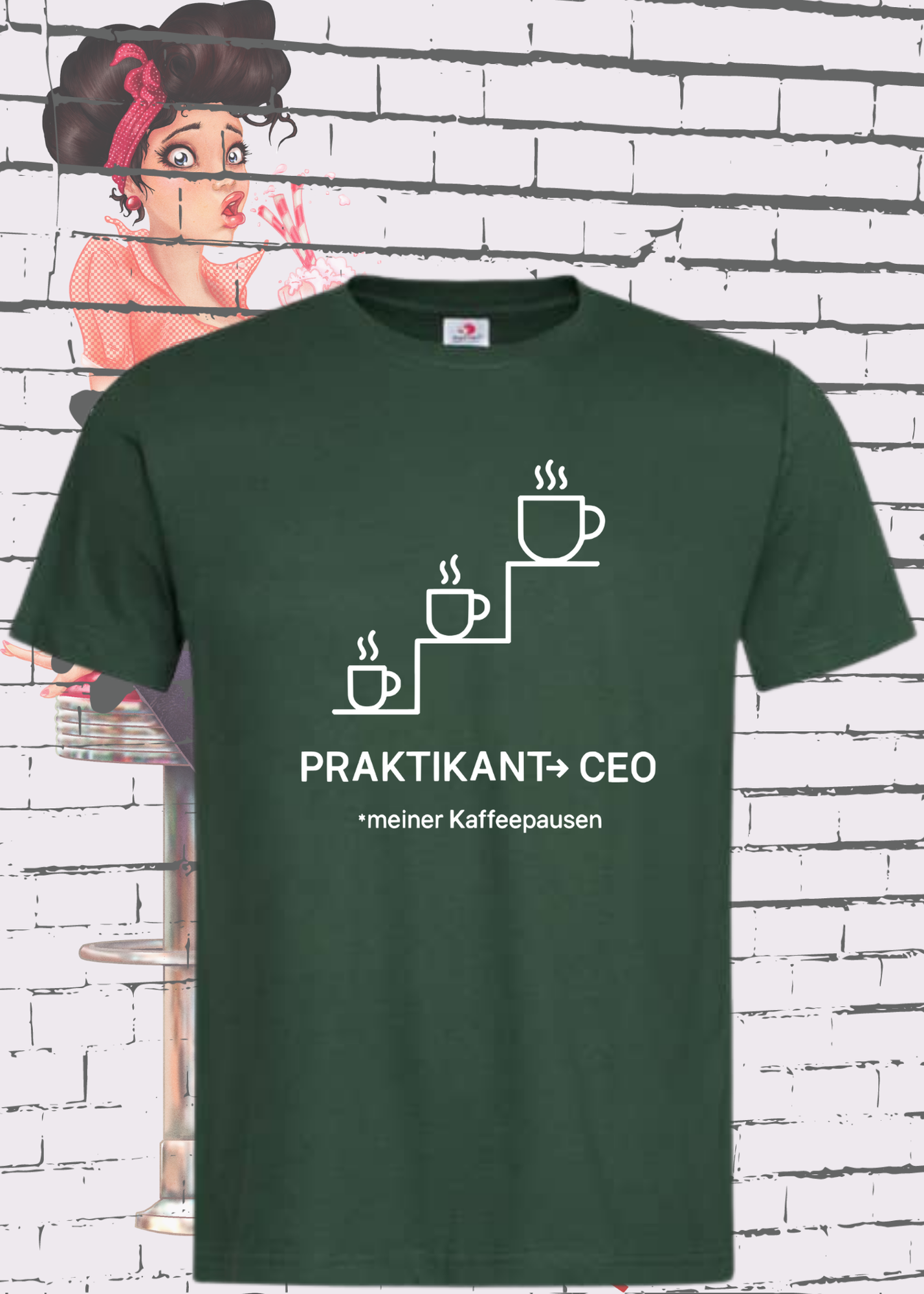 β Unisex T-Shirt: Praktikant β CEO meiner Kaffeepausen π