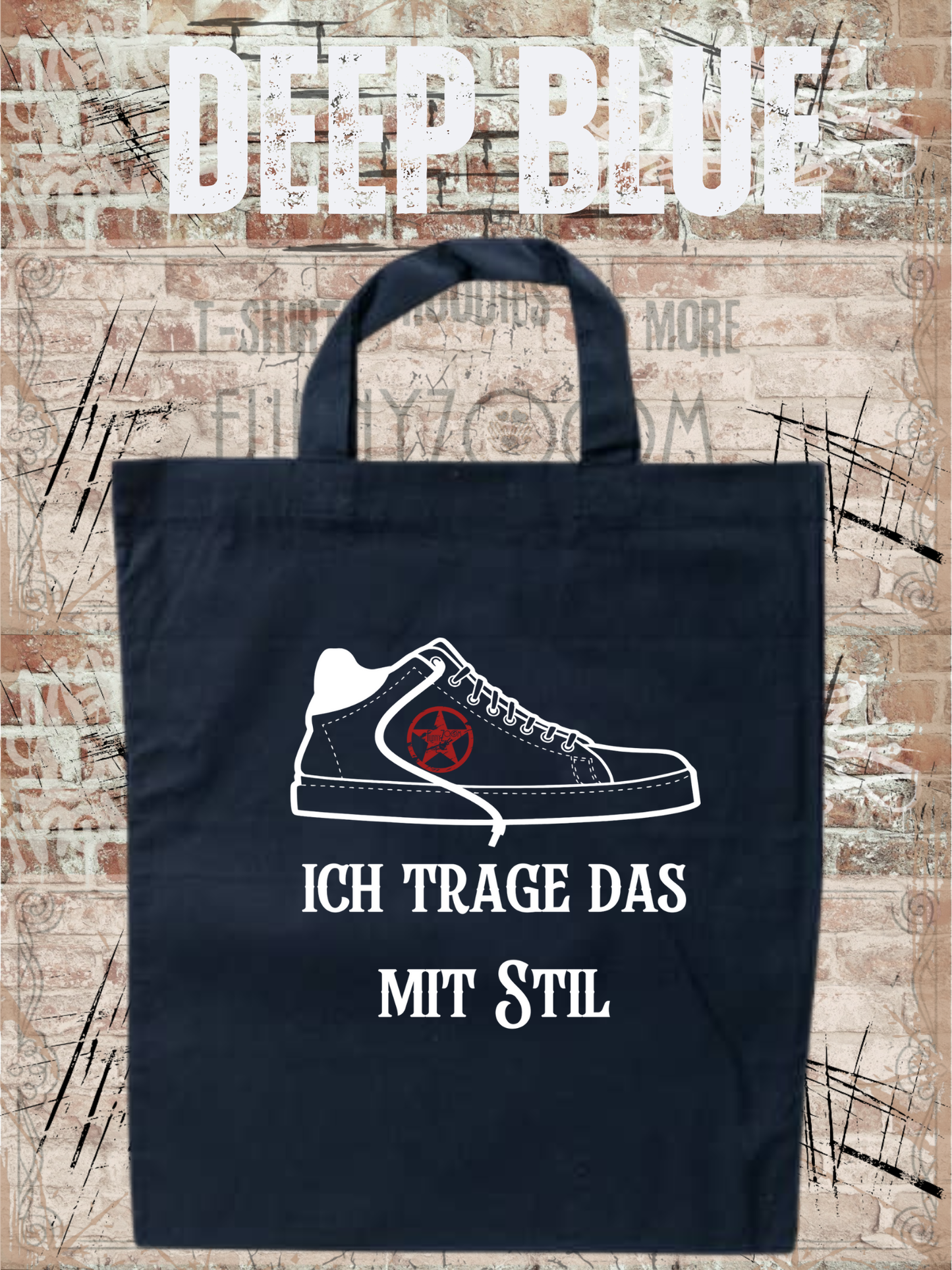 Tragetasche Ich trage das mit Stil! 38x42cm - Für echte Stilikonen!