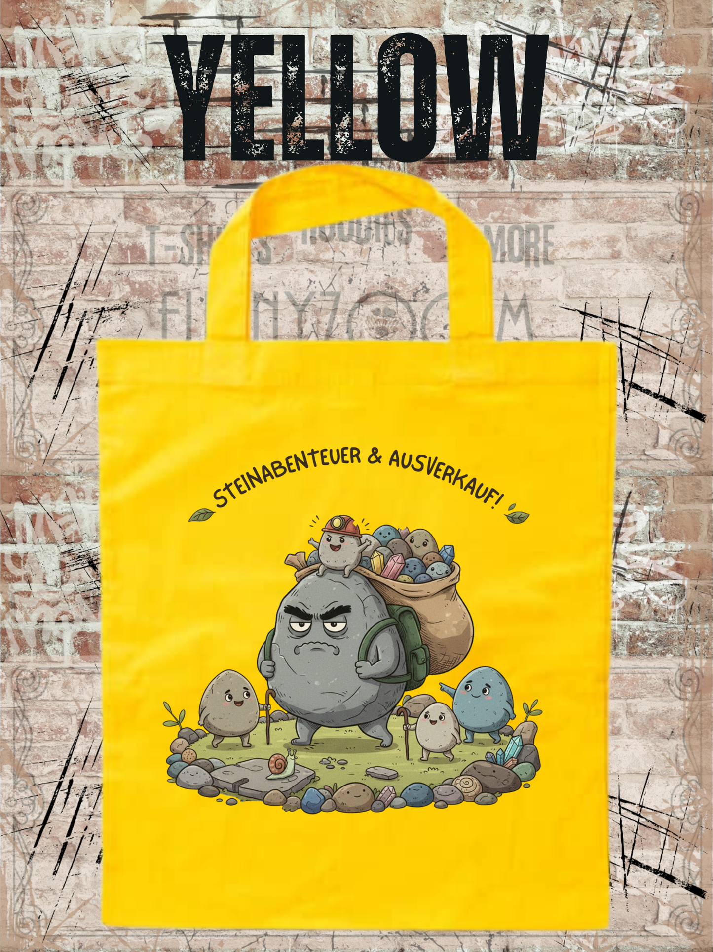 Steinesammelbeutel 38x42cm - Premium Sammelbeutel für Steinejäger & Naturliebhaber