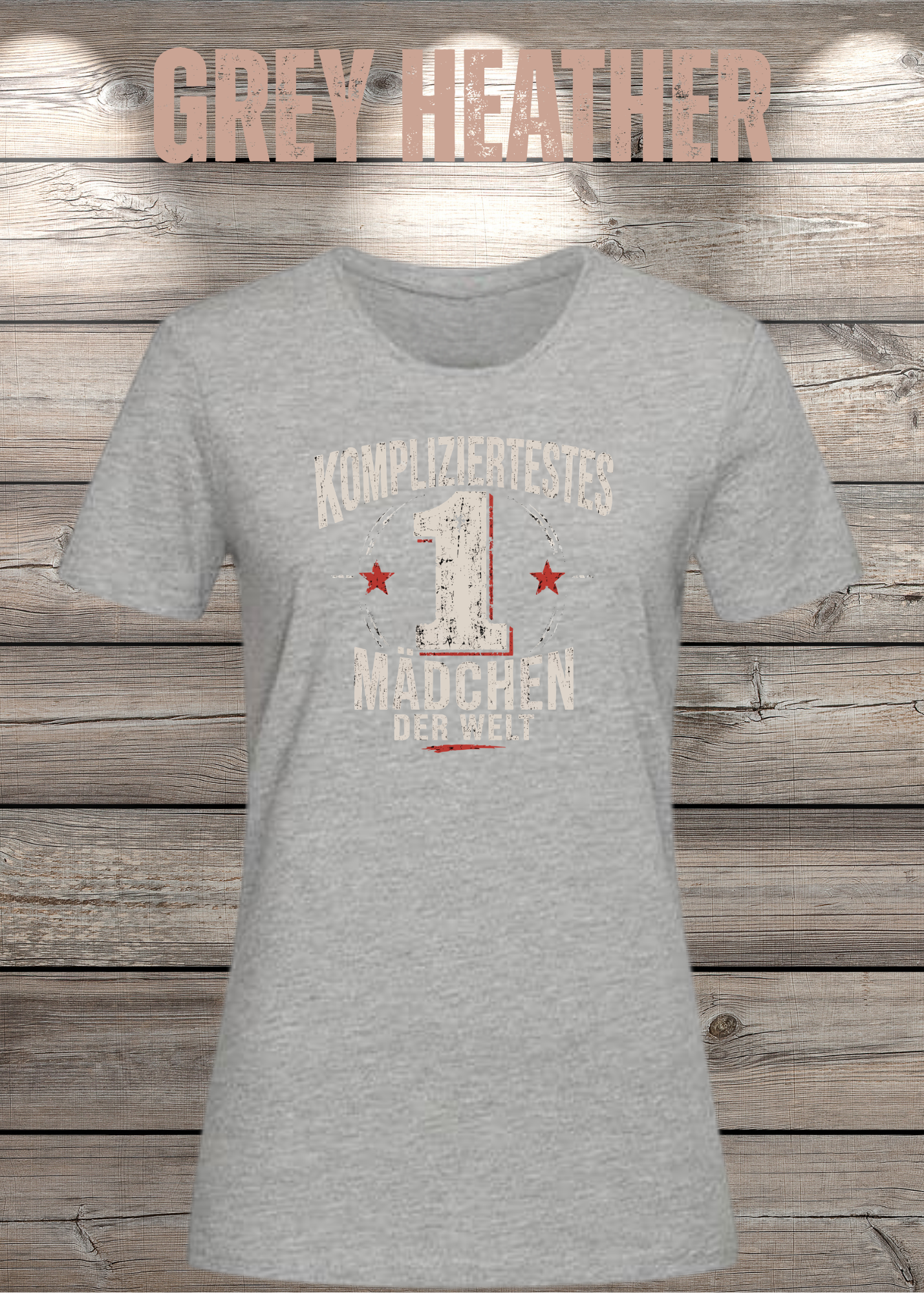 Kompliziertestes Mädchen der Welt – Lustiges Damen T-Shirt | Witziges Statement Shirt