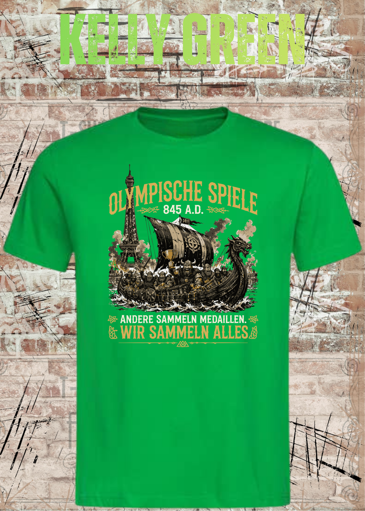 Olympische Spiele 845 A.D. Wikinger T-Shirt – Andere sammeln Medaillen wir sammeln alles Unisex