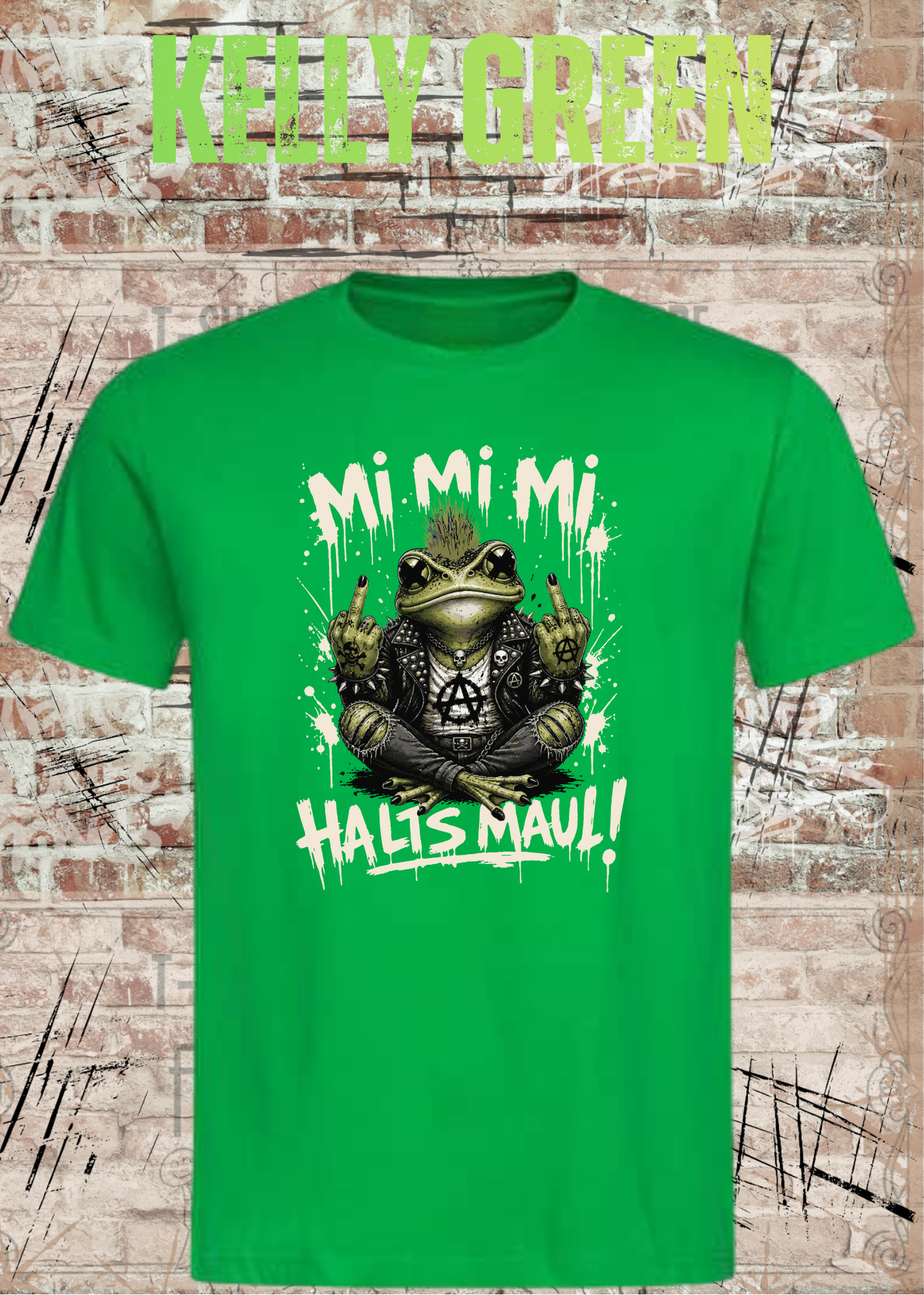 Motz-Frosch Fridolin T-Shirt – Mi Mi Mi Halt’s Maul Punk Shirt