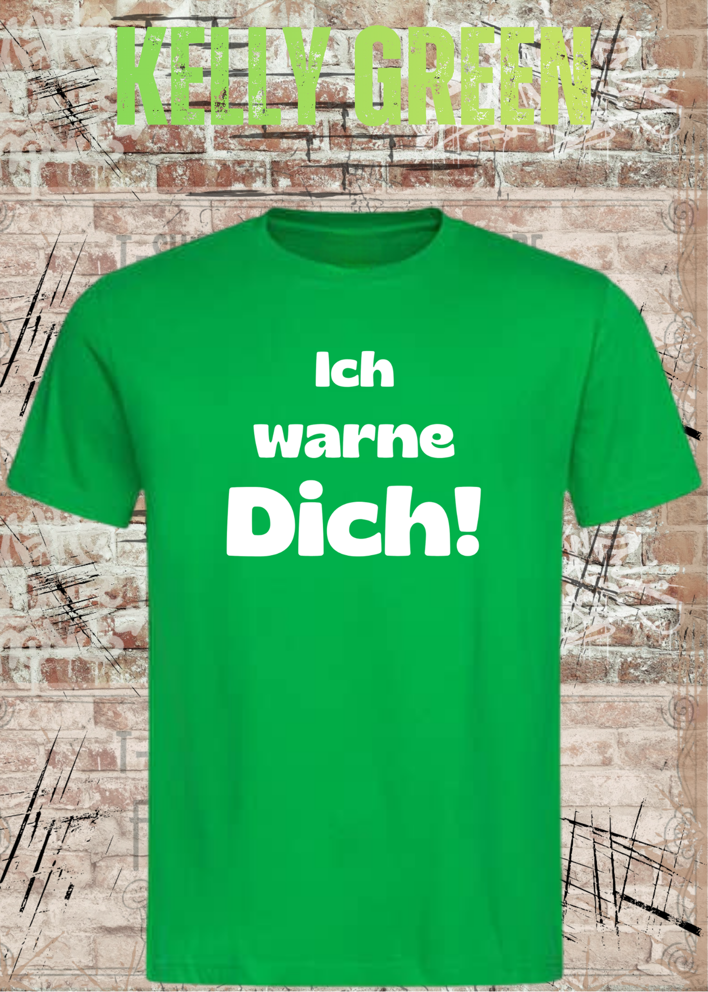 Ich warne Dich! Lustiges Spruch T-Shirt | Witziges Unisex Humor Shirt für Damen & Herren