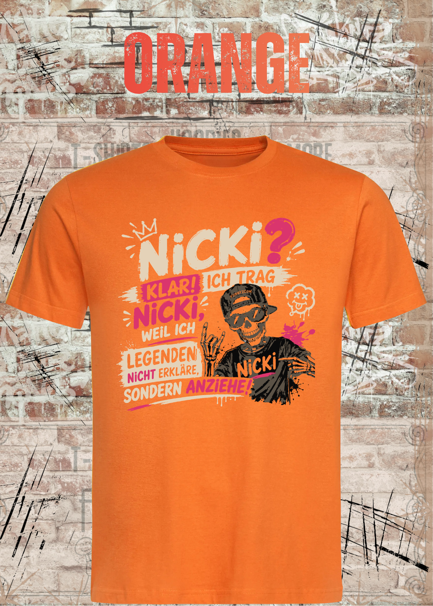 Nicki T-Shirt „Ich trag Nicki“ | Lustiges Legenden Shirt Unisex