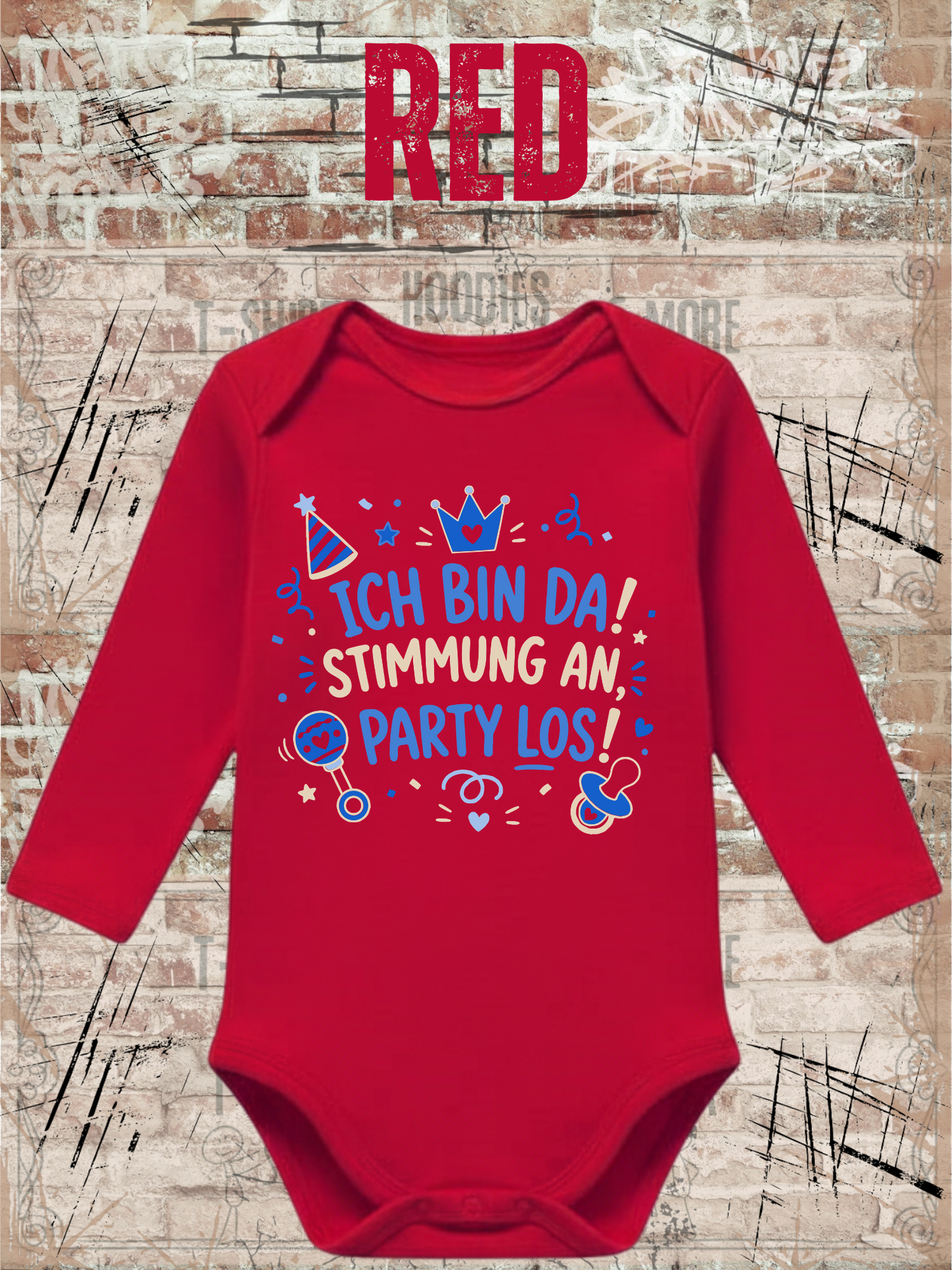 Ich bin da! Stimmung an, Party los! – Babybody Junge