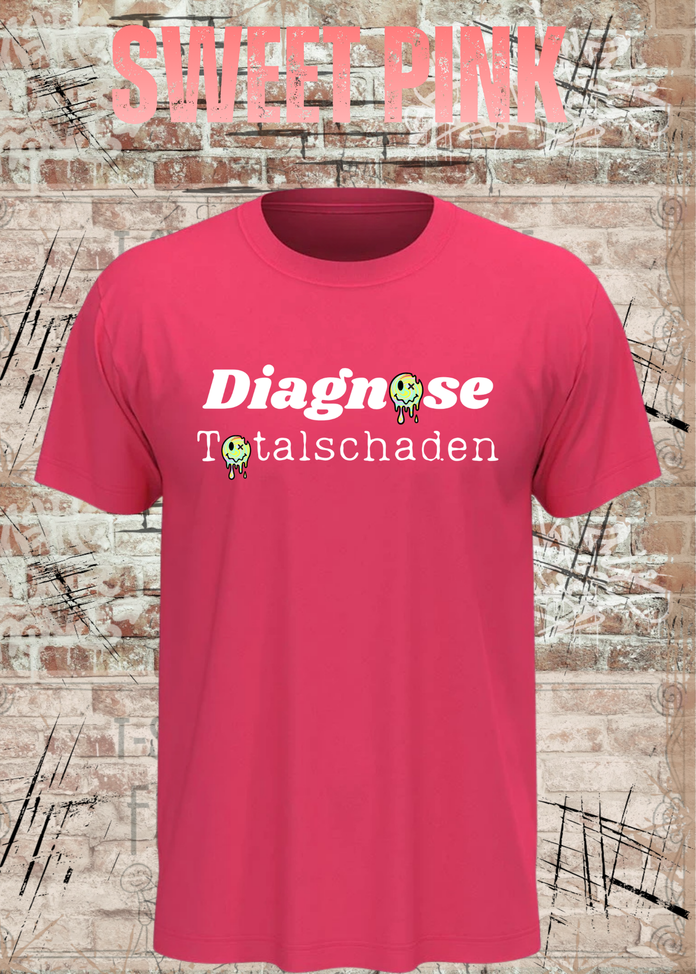 Diagnose Totalschaden – Lustiges T-Shirt mit schwarzem Humor