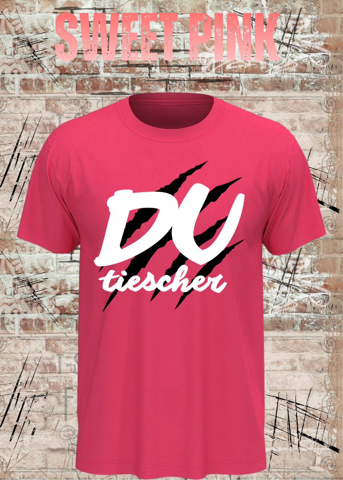 Du Tiescher – Freches Dialekt T-Shirt | Rockiges Statement Shirt | FunnyZoom