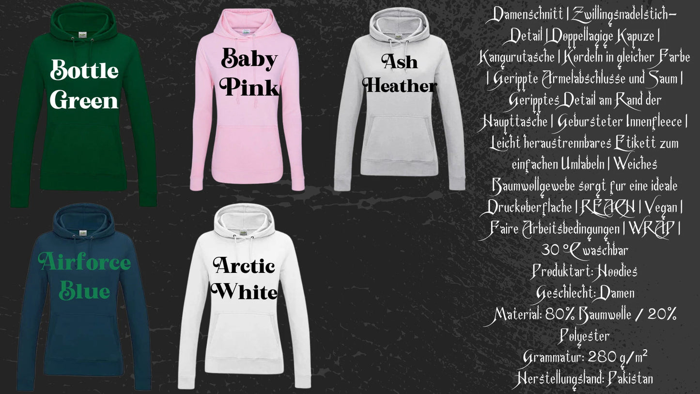 ♈Damen Hoodie Sternzeichen Kein Bock 01.01.-31.12 - Lustiger Spruch Hoodie 😴