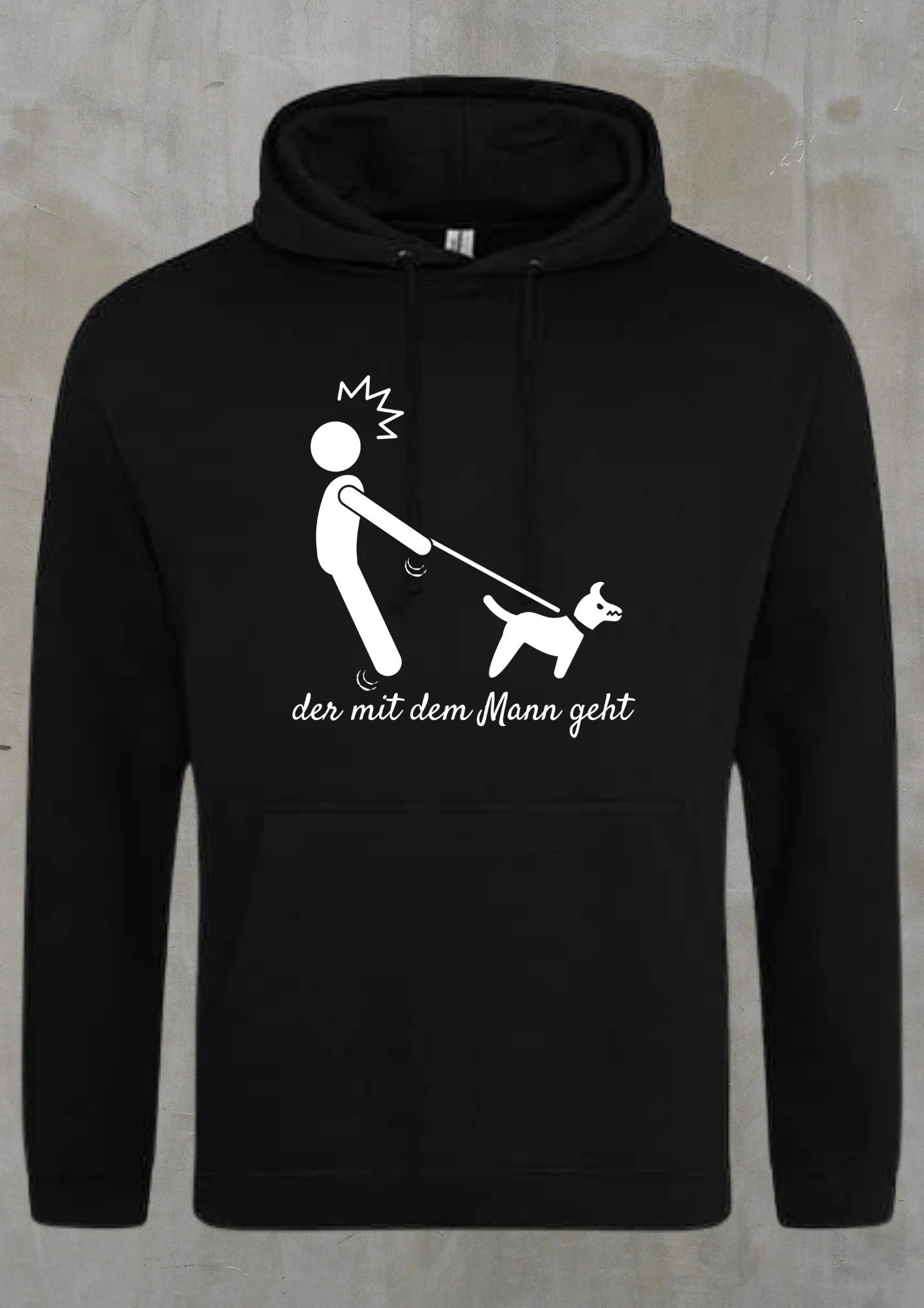 π¨βπ Herren Hoodie - Der mit dem Mann geht πΎ