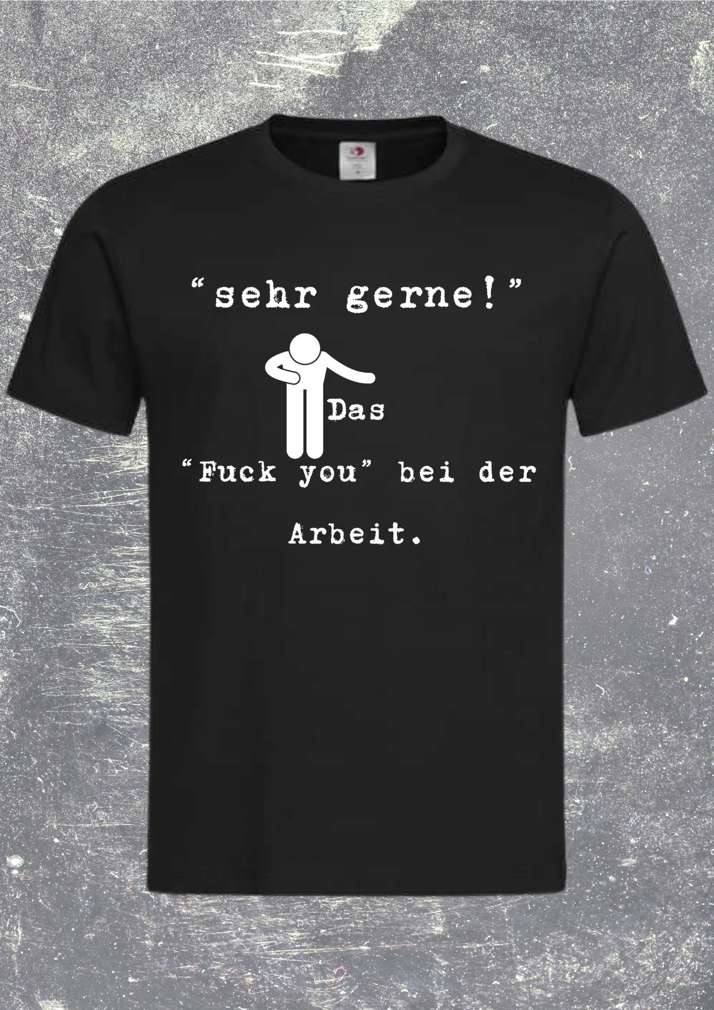 Unisex T-Shirt - Sehr gerne! Das höfliche Büro-Statement