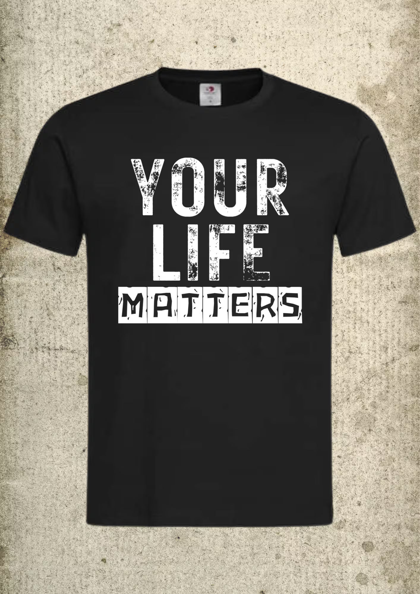 💙 Your Life Matters - Inspirierendes Mental Health T-Shirt ✨