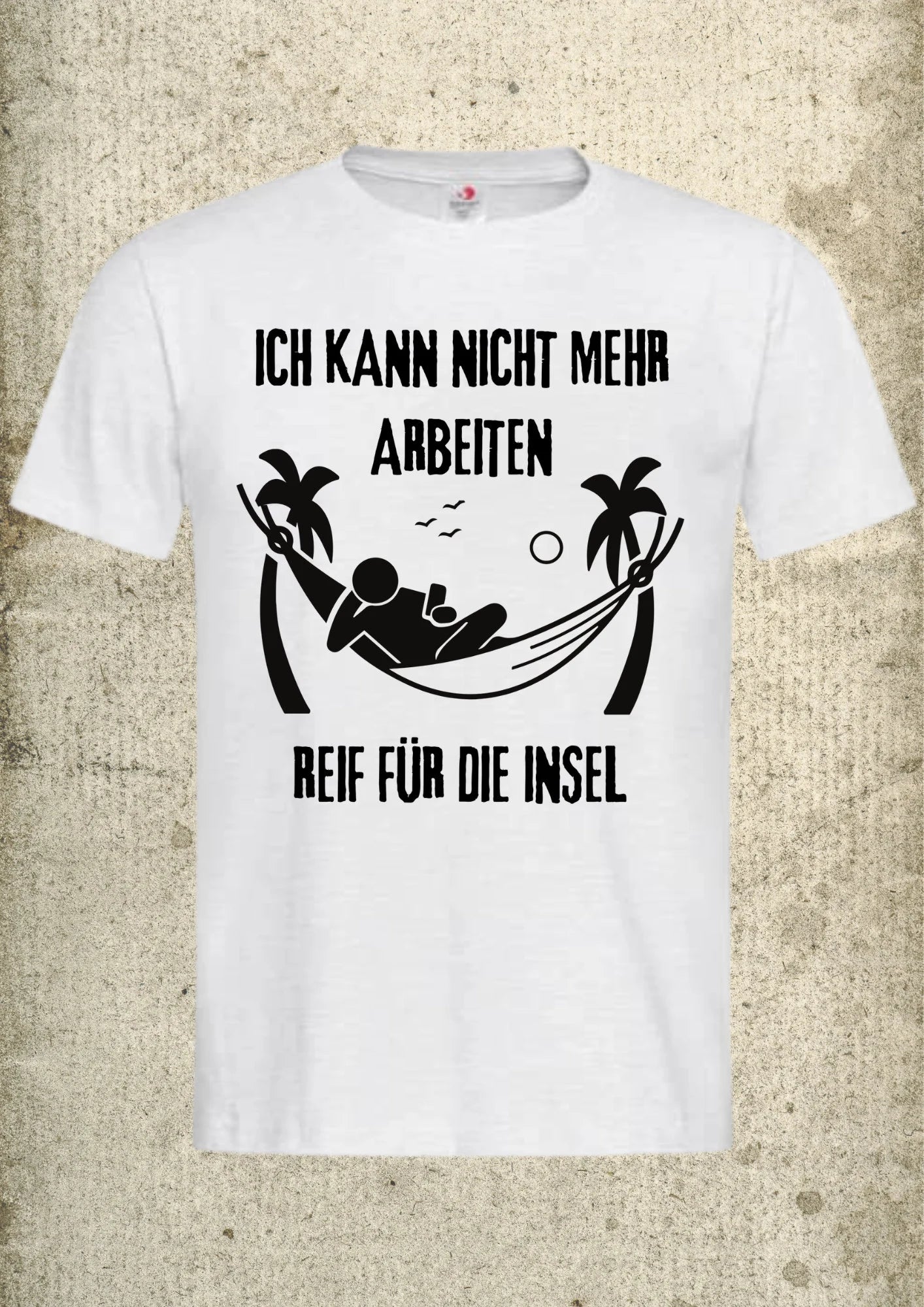 🏝️ Unisex T-Shirt 'Reif für die Insel' - Urlaubs-Sehnsucht Shirt 😴