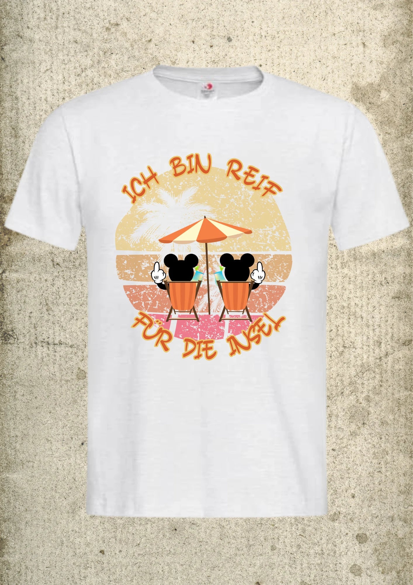 🏝️ Ich bin reif für die Insel - Urlaubssehnsucht Unisex T-Shirt 🌴