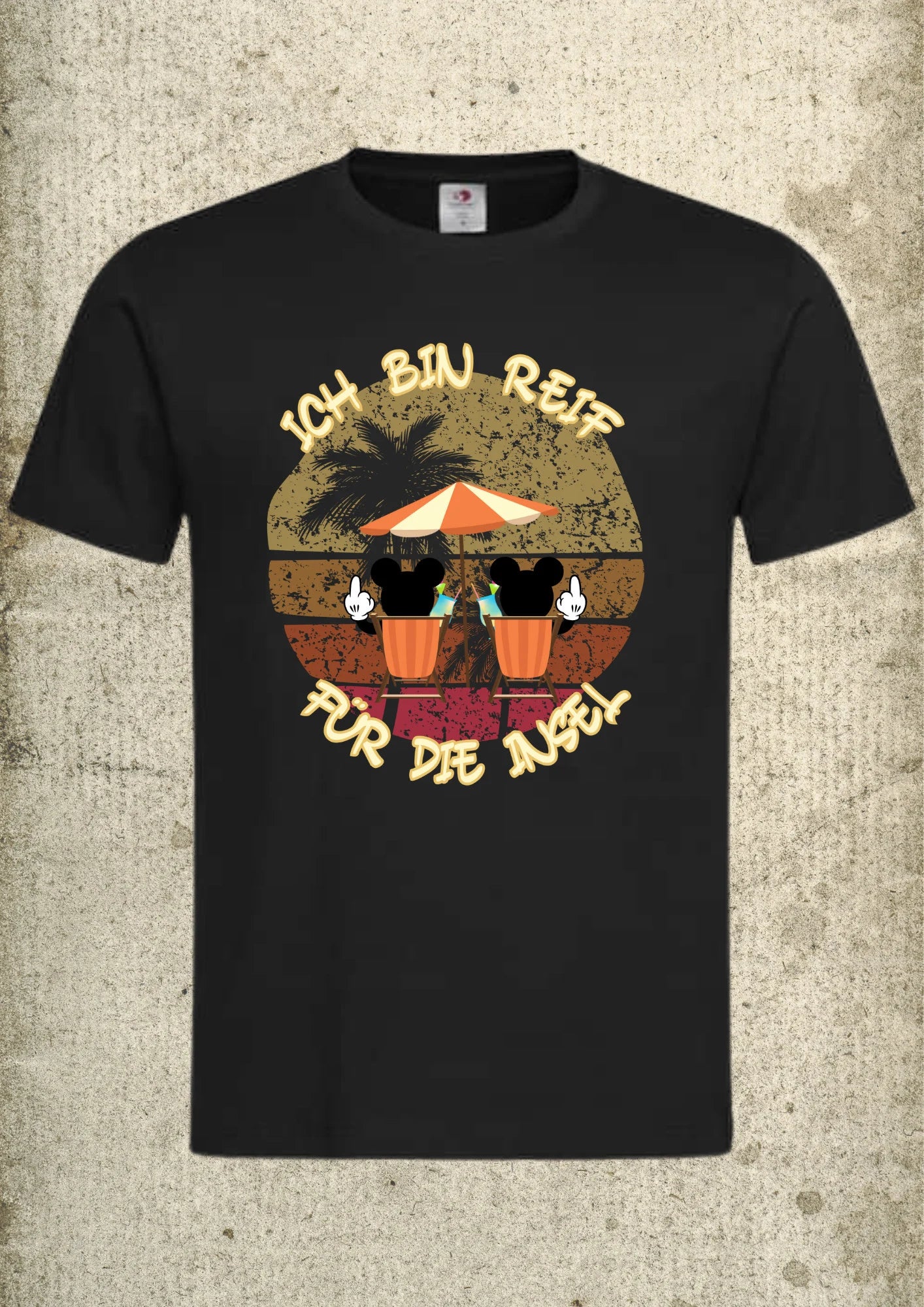 🏝️ Ich bin reif für die Insel - Urlaubssehnsucht Unisex T-Shirt 🌴