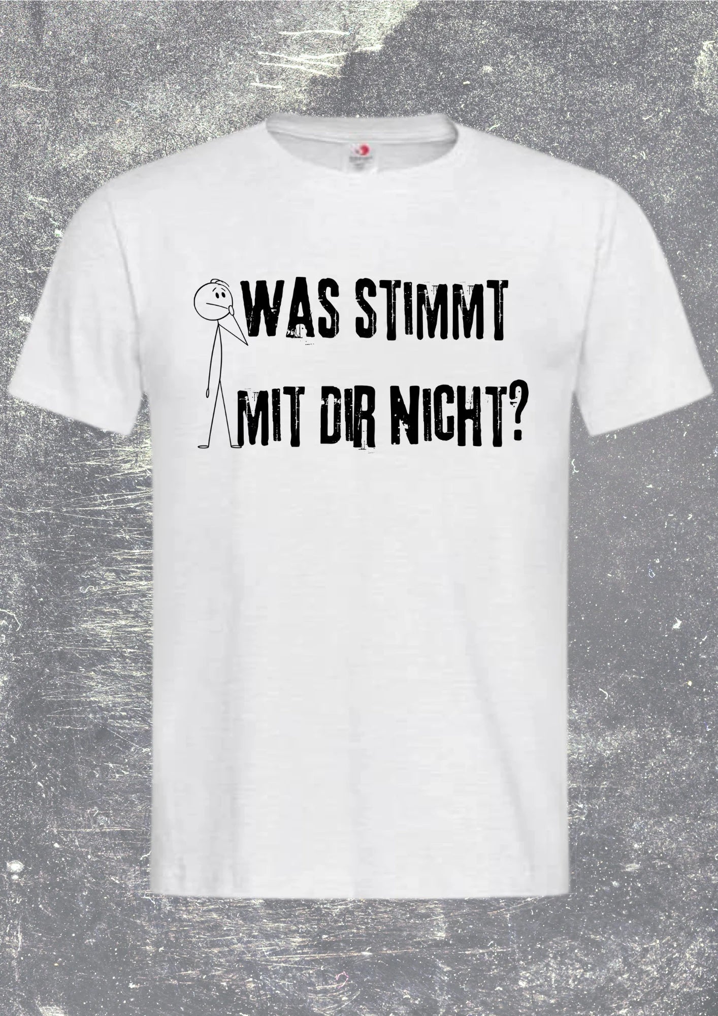 🤔 Was stimmt mit Dir nicht? - Witziges T-Shirt 🎁 Geschenk für Geburtstag & Freizeit ✨