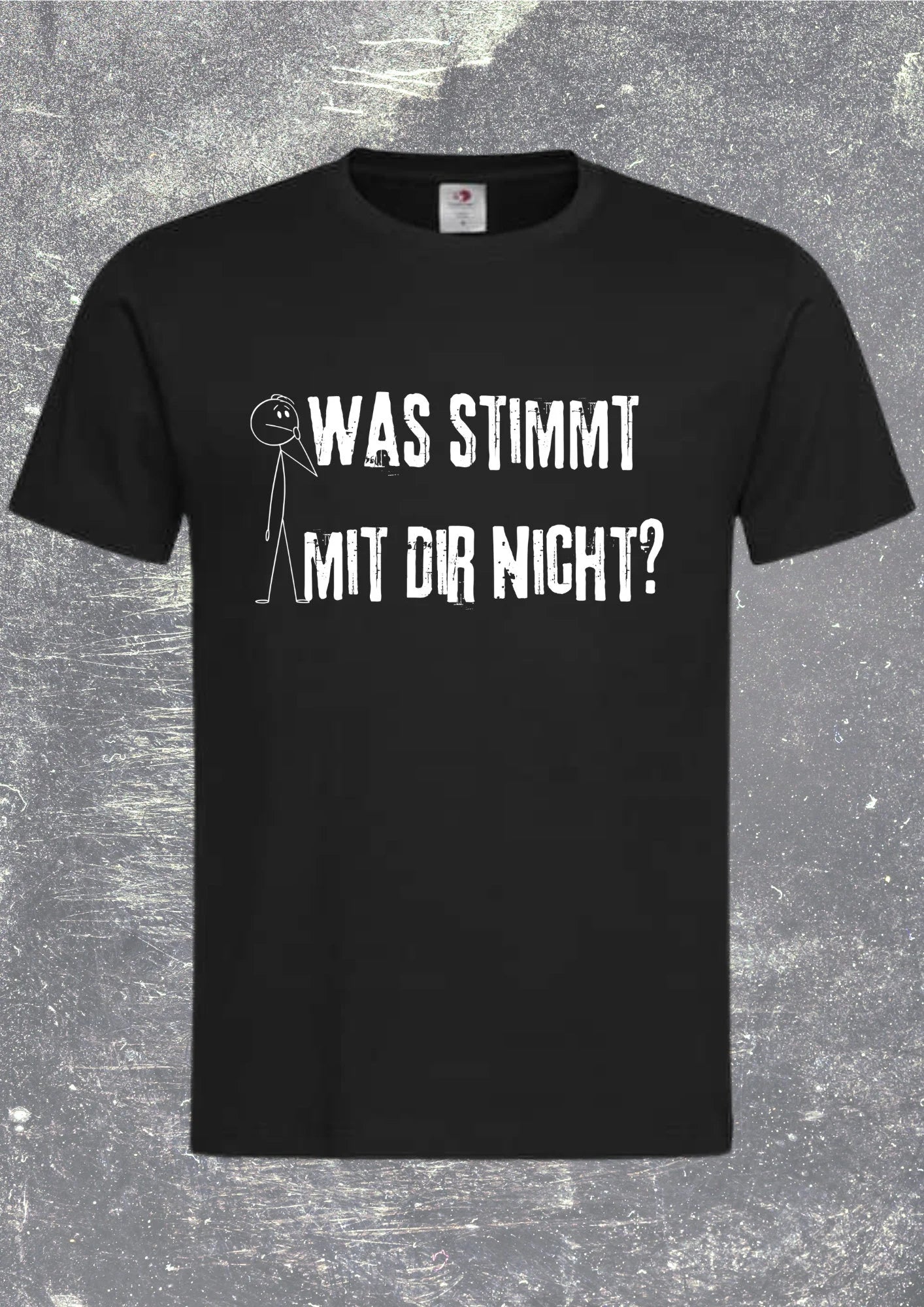 🤔 Was stimmt mit Dir nicht? - Witziges T-Shirt 🎁 Geschenk für Geburtstag & Freizeit ✨