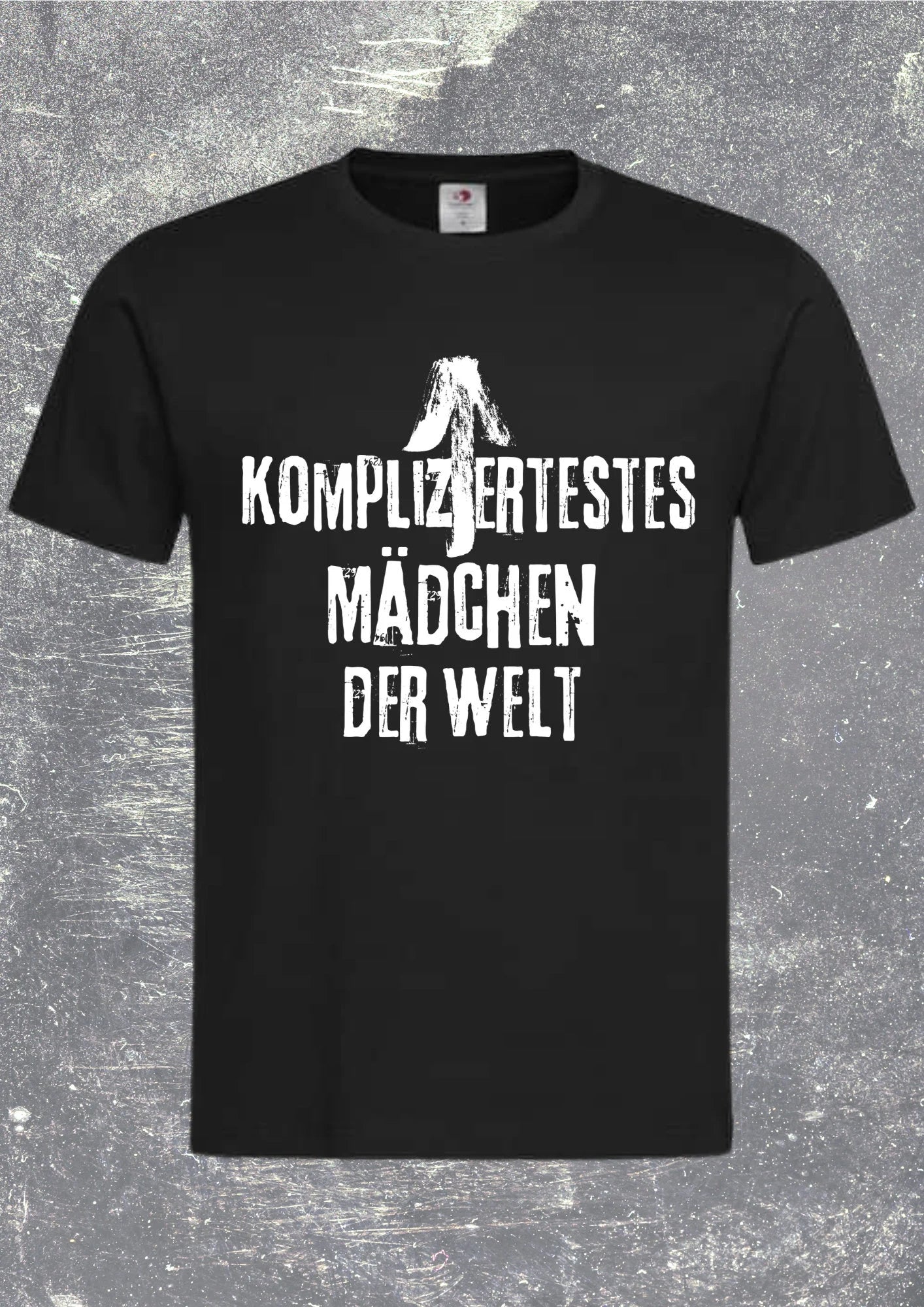 Unisex T-Shirt 'Kompliziertestes Mädchen der Welt' - Lustiger Spruch für alle