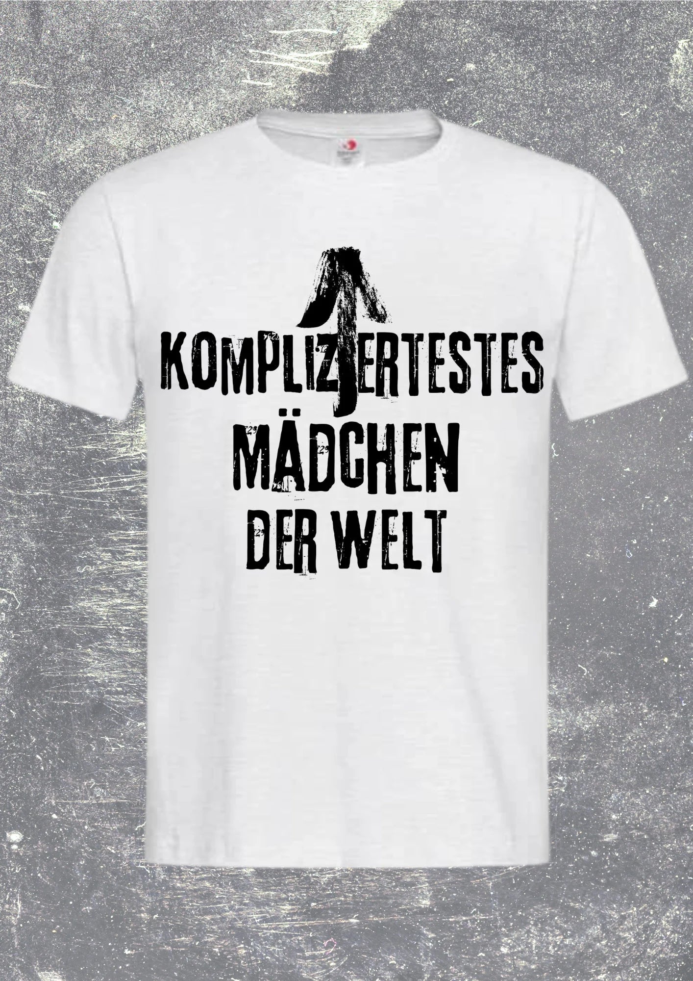 Unisex T-Shirt 'Kompliziertestes Mädchen der Welt' - Lustiger Spruch für alle