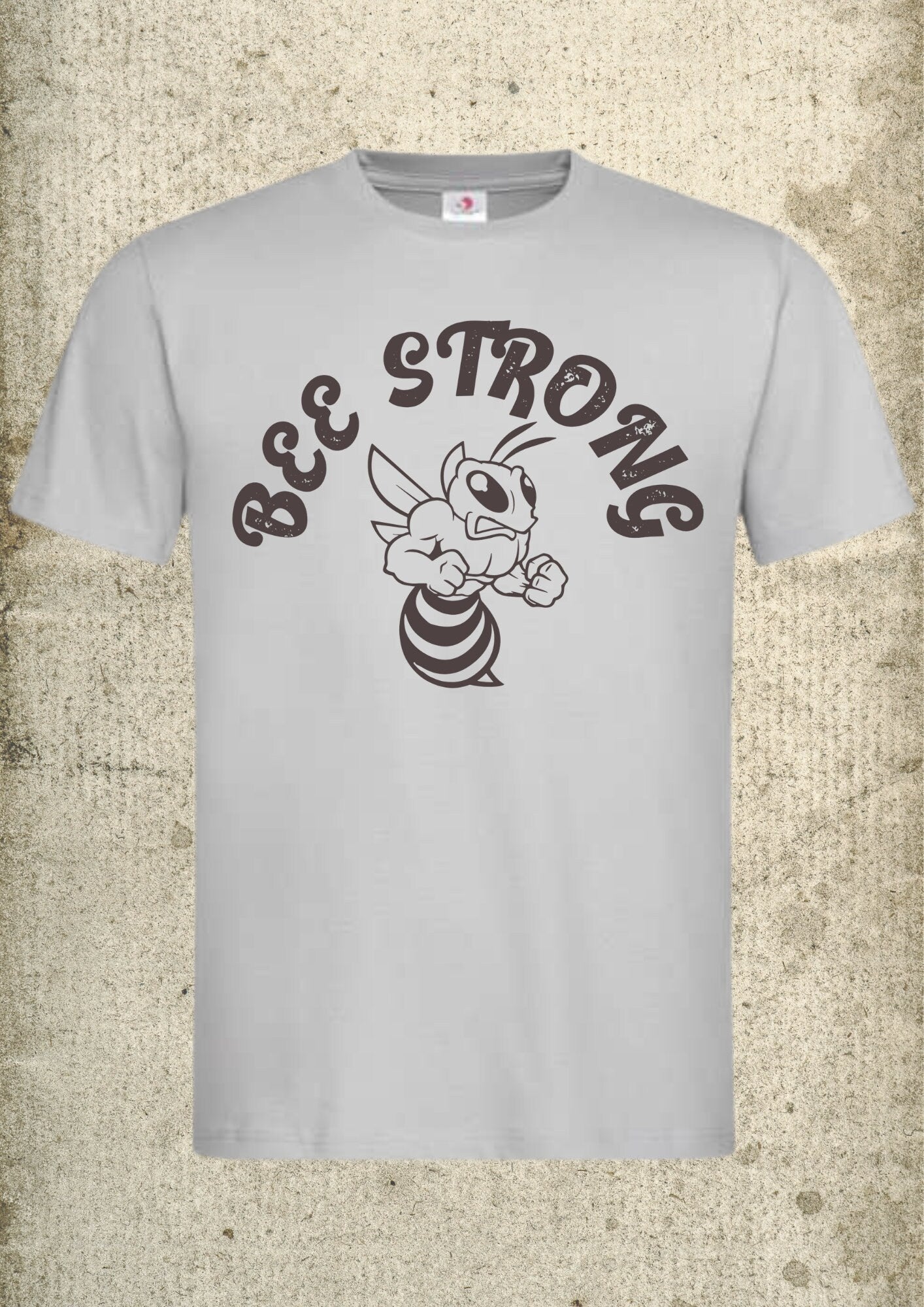🐝 Unisex T-Shirt 'Bee Strong' - Motivierendes Statement Design